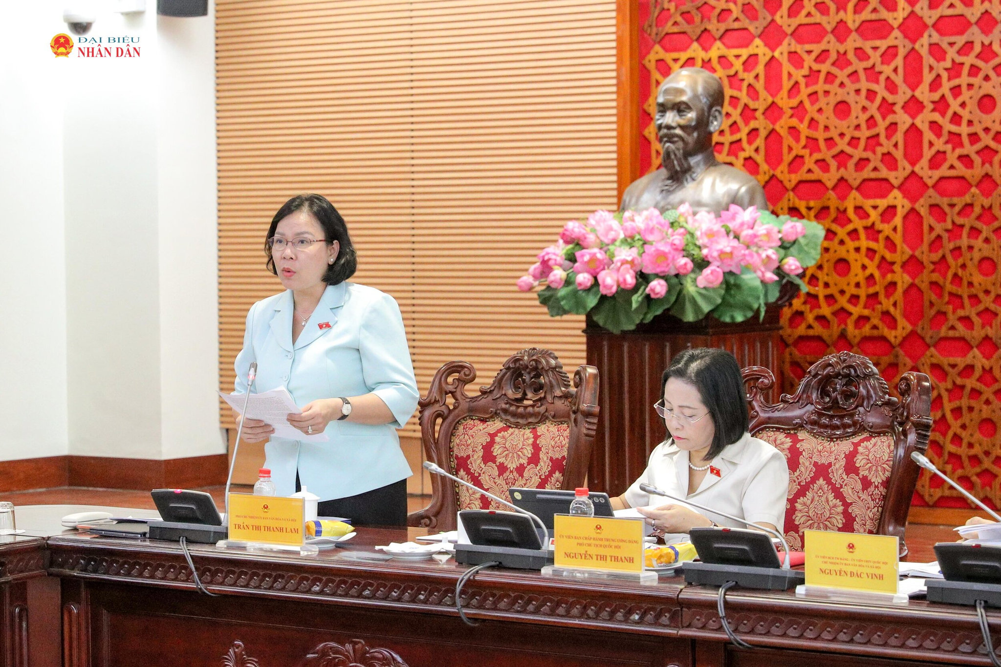 Phó Chủ nhiệm Ủy ban Văn hóa và Xã hội Trần Thị Thanh Lam