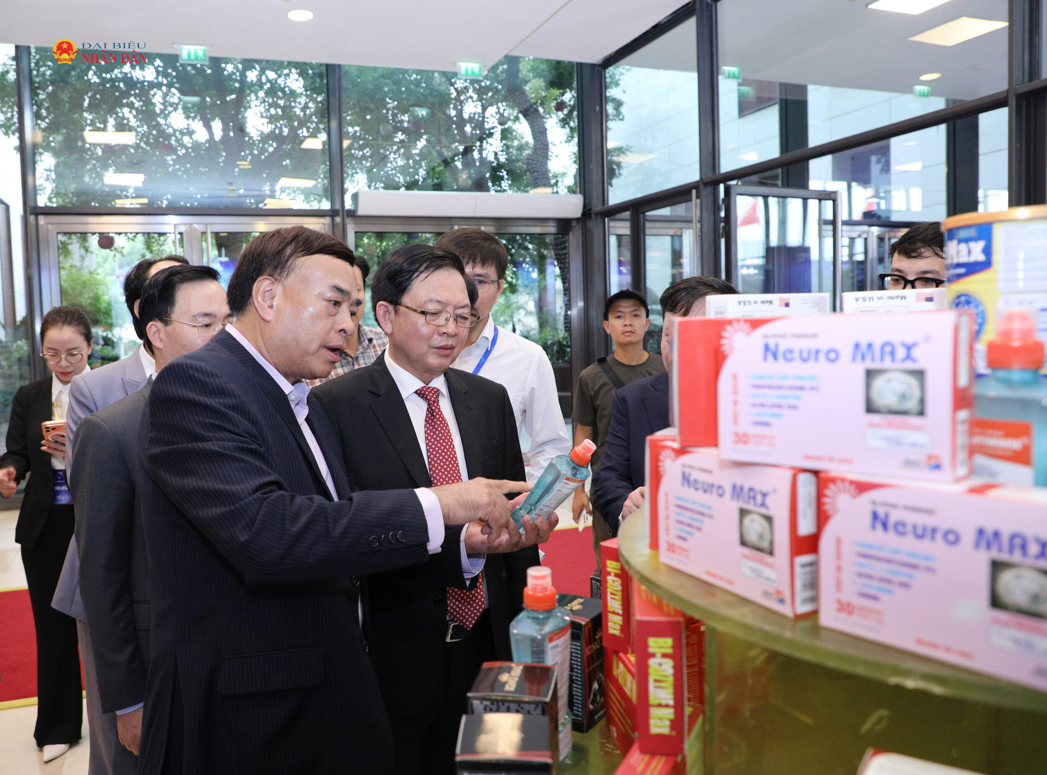 Các sản phẩm công nghệ dược phẩm được giới thiệu tại gian trưng bày