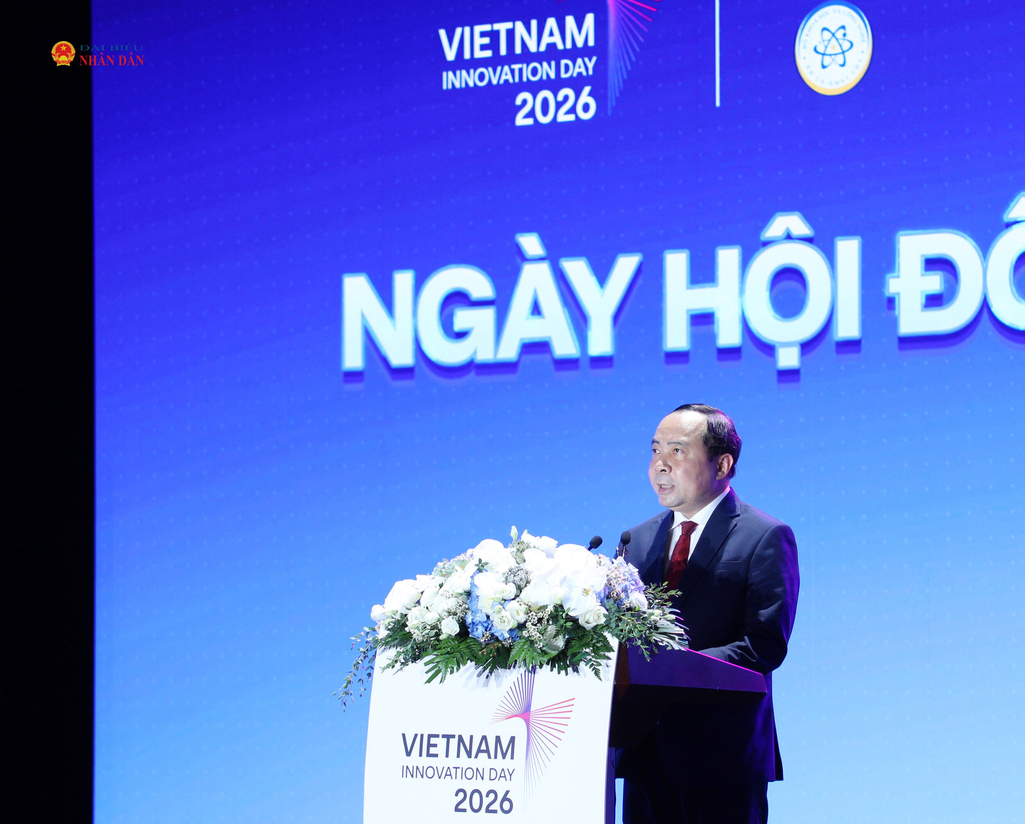 Bộ trưởng Bộ Khoa học và Công nghệ Vũ Hải Quân phát biểu khai mạc sự kiện