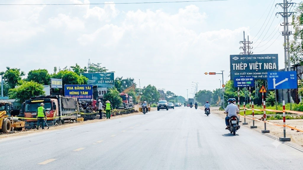 Dự án cải tạo, mở rộng Quốc lộ 2 đoạn Vĩnh Yên – Việt Trì là công trình giao thông trọng điểm được tỉnh Phú Thọ quan tâm chỉ đạo