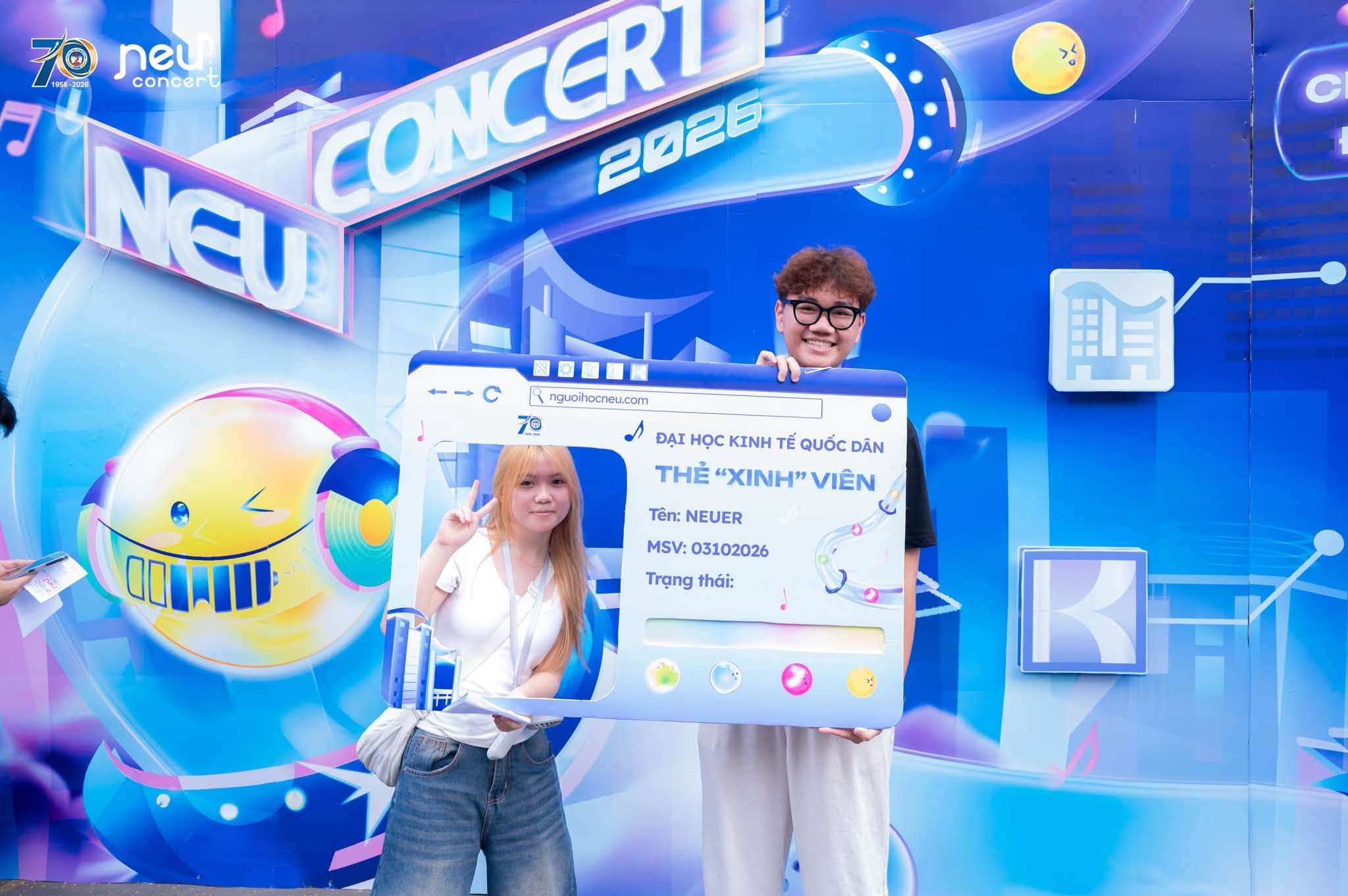 NEU Concert 2026: Dấu mốc trong chuỗi hoạt động kỷ niệm 70 thành lập Đại học Kinh tế Quốc dân