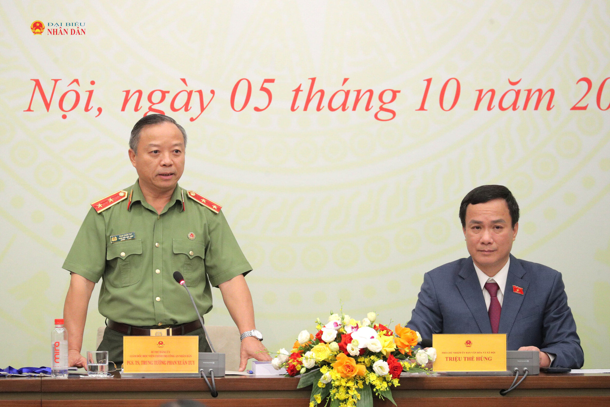 Giám đốc Học viện Chính trị Công an nhân dân, Trung tướng Phan Xuân Tuy