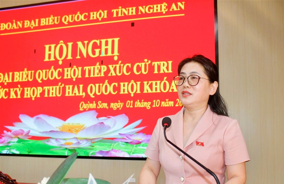 ĐBQH Phan Thị Nguyệt Thu thông tin chương trình, nội dung Kỳ họp thứ Hai