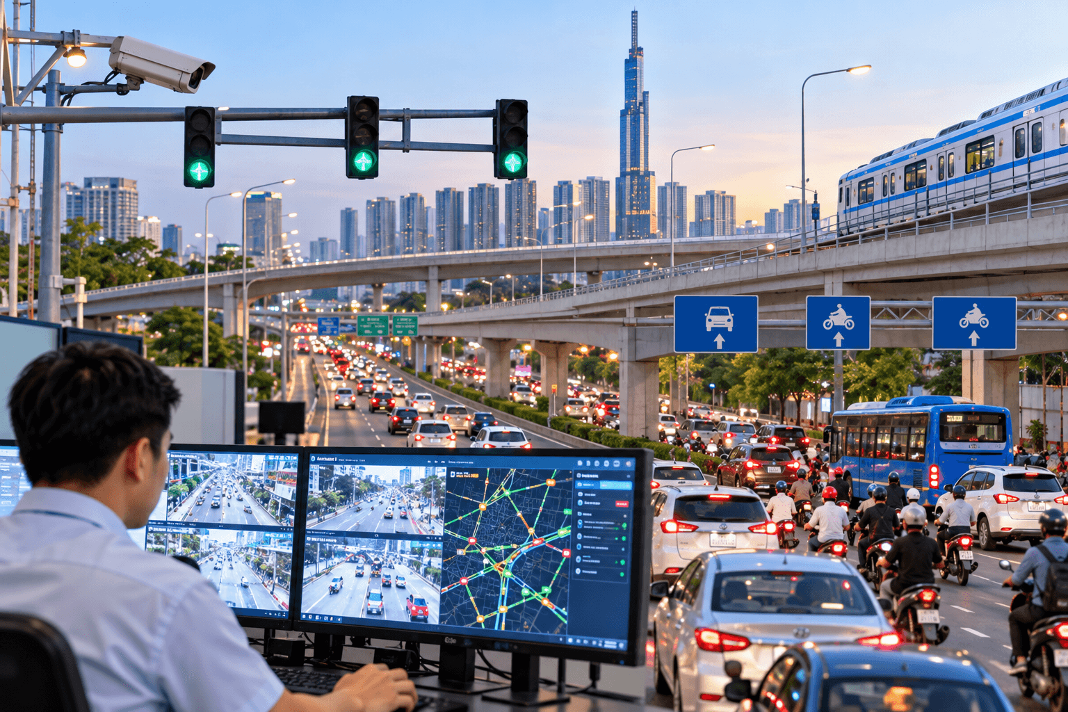 TP. Hồ Ch&iacute; Minh Ho&agrave;n thiện mạng lưới giao th&ocirc;ng, n&acirc;ng năng lực kết nối 2