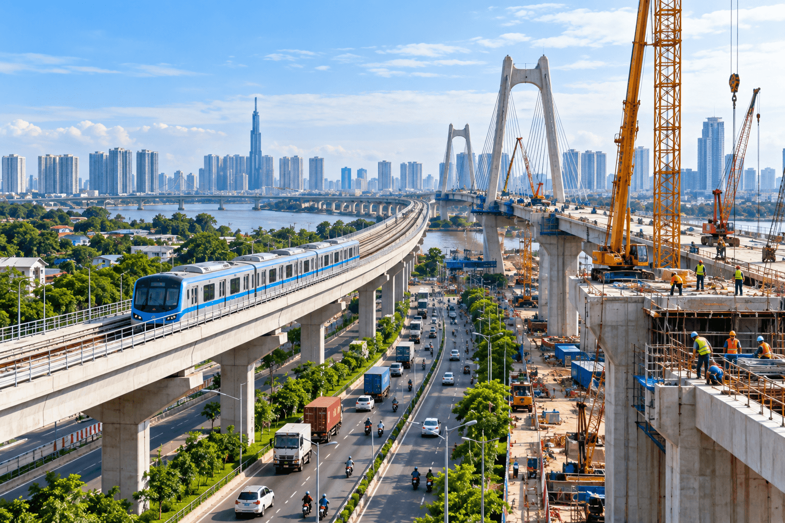 TP. Hồ Ch&iacute; Minh Ho&agrave;n thiện mạng lưới giao th&ocirc;ng, n&acirc;ng năng lực kết nối