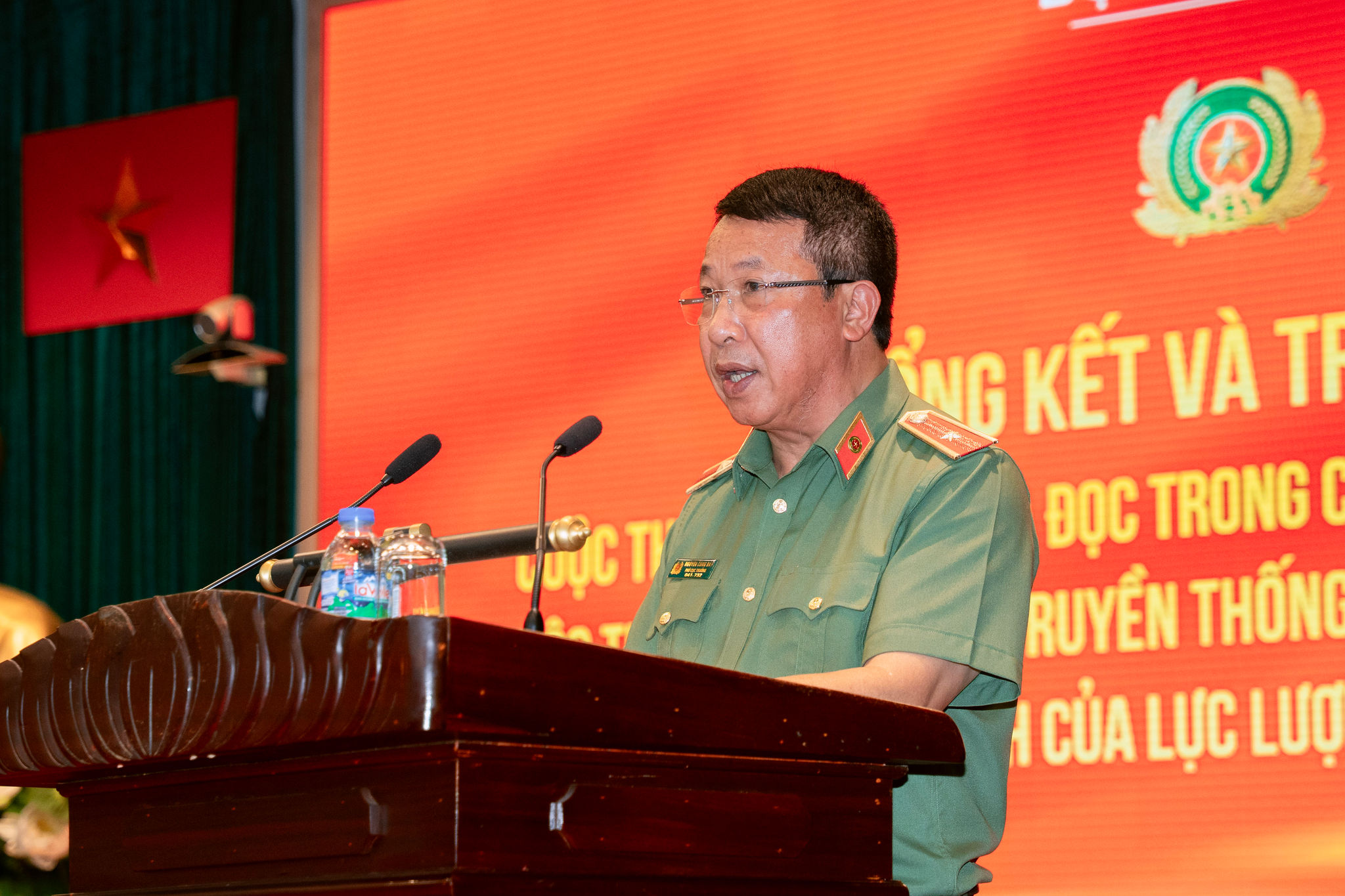 Phó Cục trưởng Cục Công tác chính trị, Thiếu tướng, NSND Nguyễn Công Bẩy đánh giá cao ý nghĩa của hai cuộc thi
