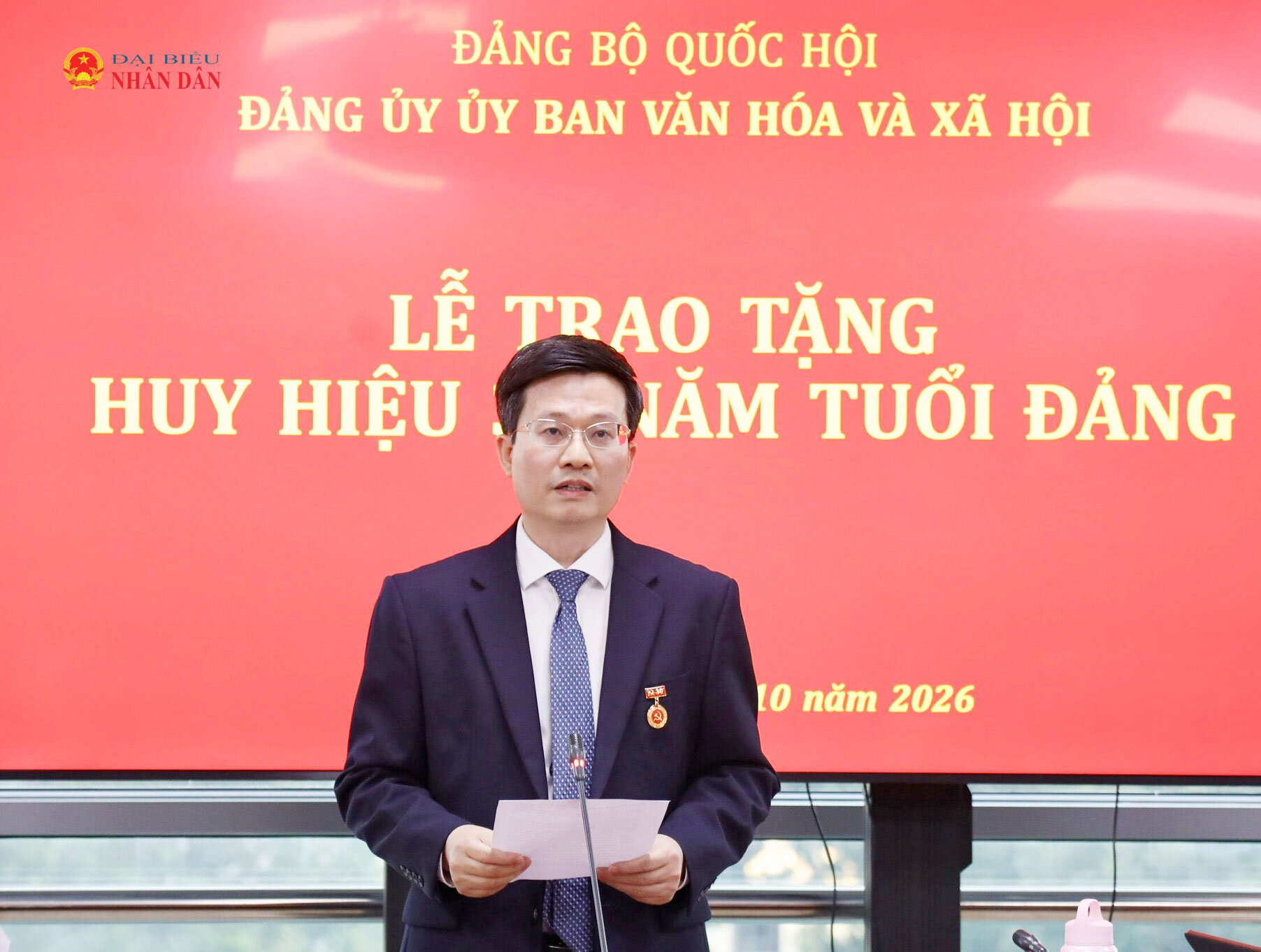 Đồng chí Đỗ Chí Nghĩa phát biểu