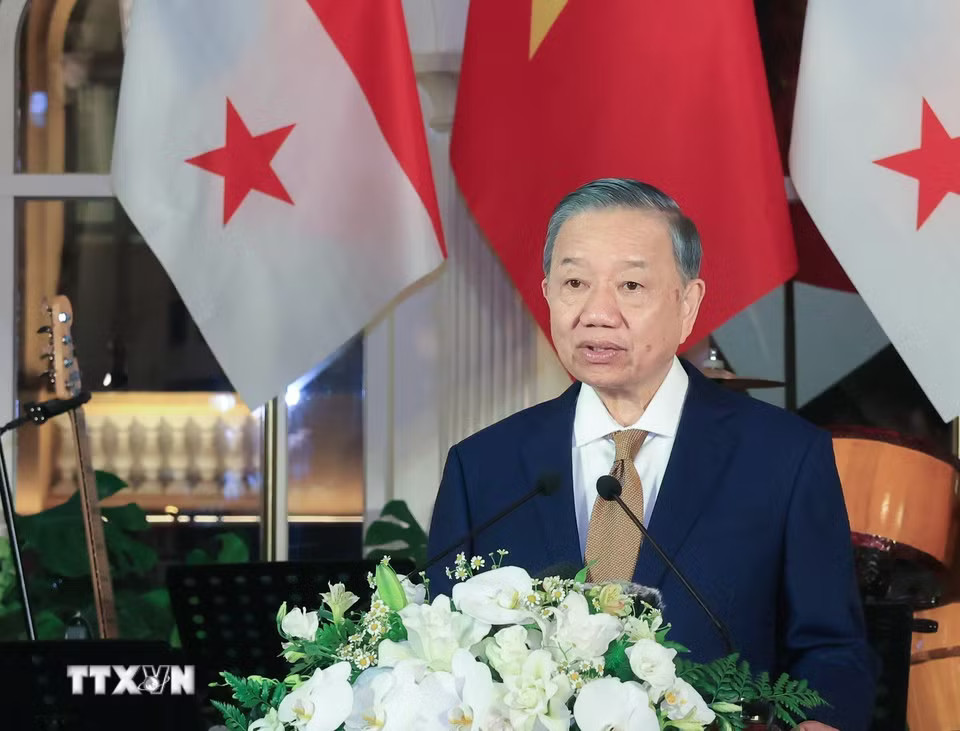 Tổng Bí thư, Chủ tịch nước Tô Lâm phát biểu