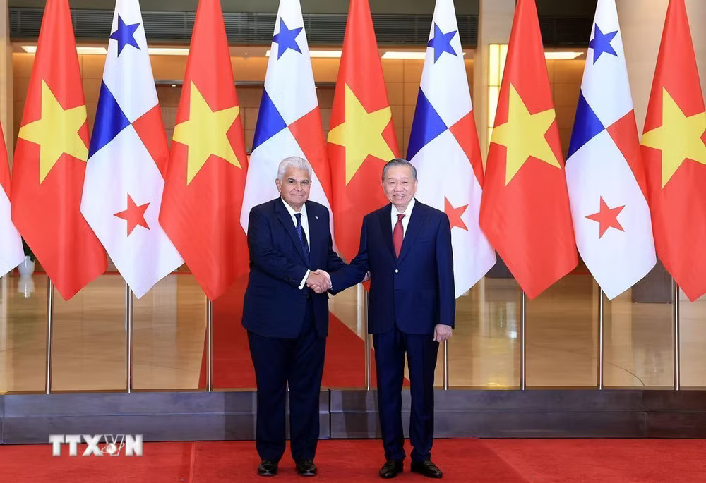 Tổng Bí thư, Chủ tịch nước Tô Lâm và Tổng thống Panama José Raúl Mulino