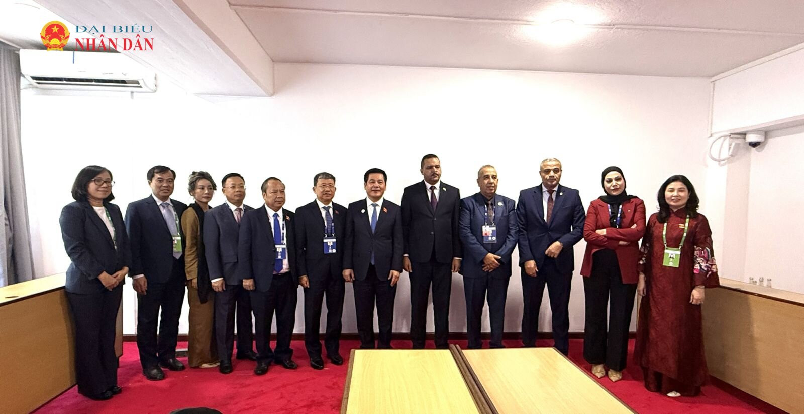 Meeting with the Vice President of the Algerian National Assembly, Mohammed Larbi Slimani