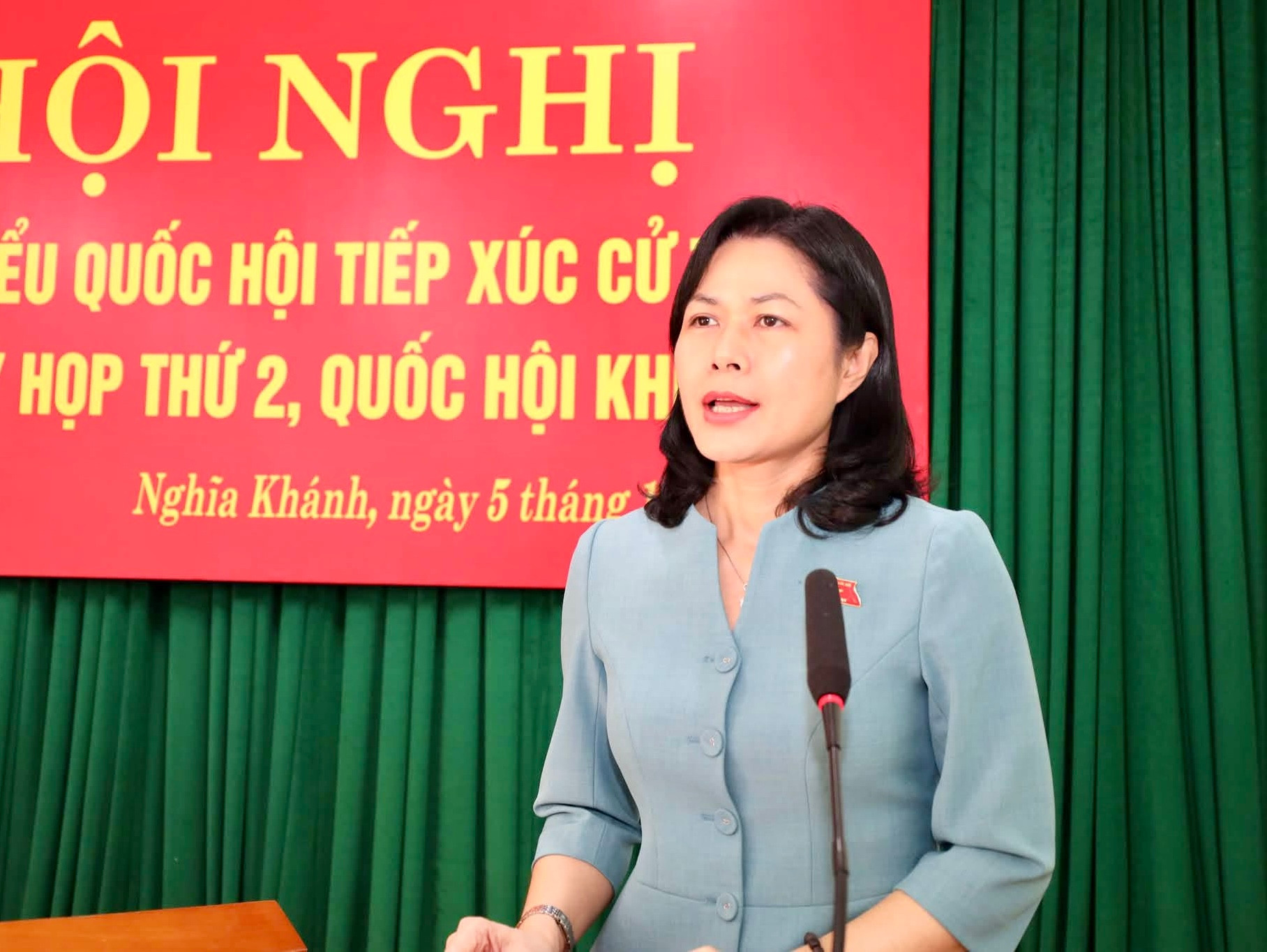 ĐBQH Vũ Thị Lan Anh thông tin dự kiến nội dung, chương trình Kỳ họp