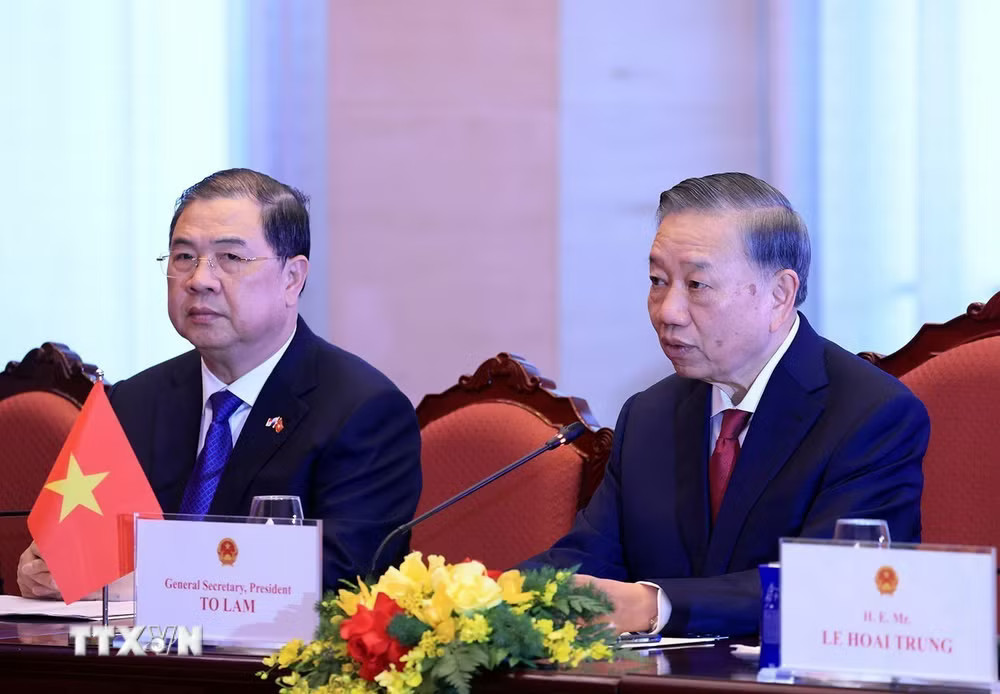 Tổng Bí thư, Chủ tịch nước Tô Lâm phát biểu