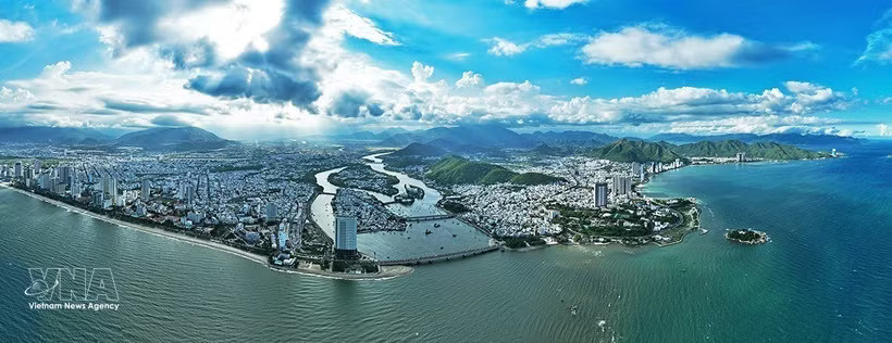Part of Khanh Hoa province in central Vietnam (Photo: VNA)
