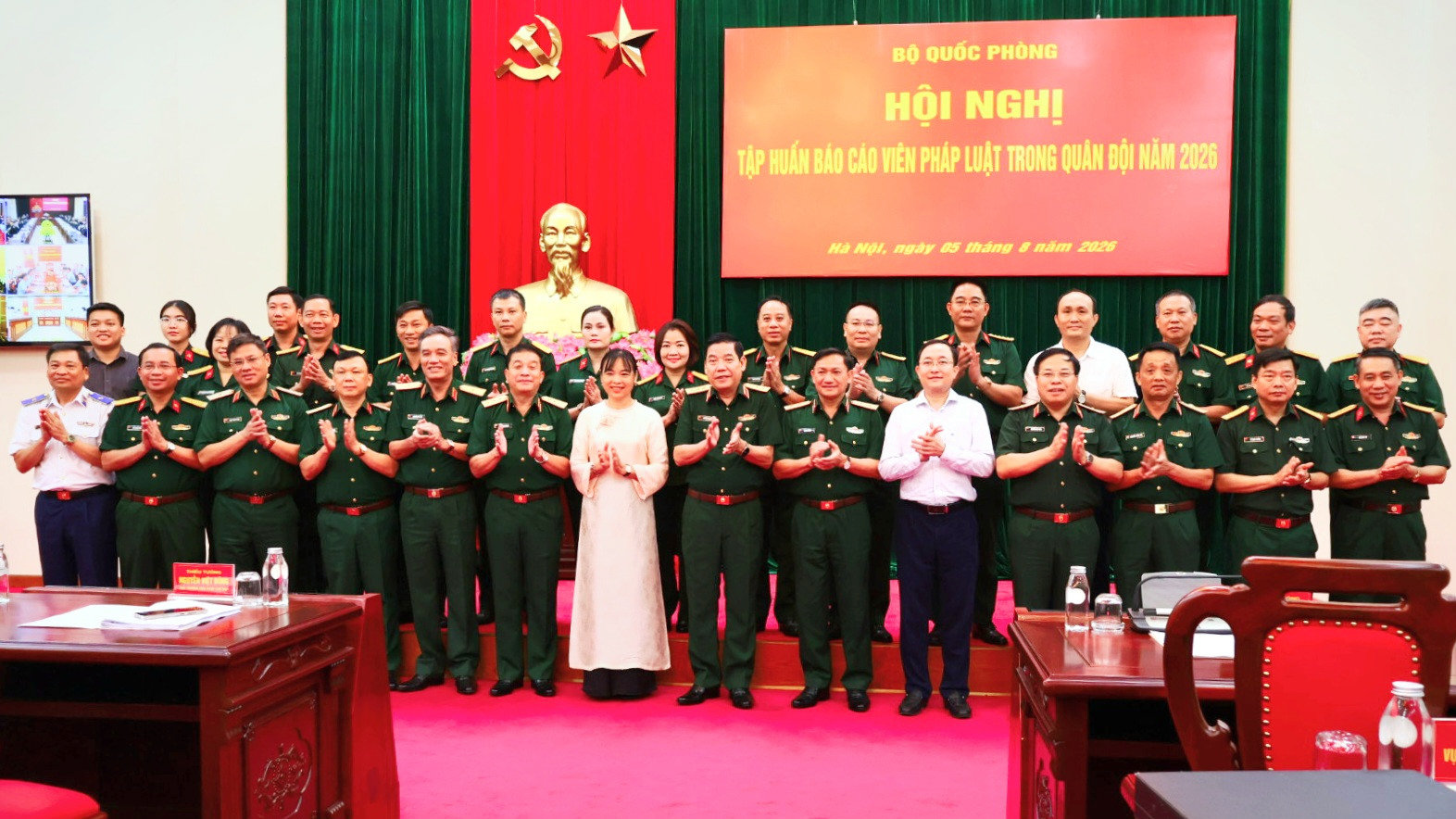 Hội nghị Tập huấn báo cáo viên pháp luật trong quân đội năm 2026