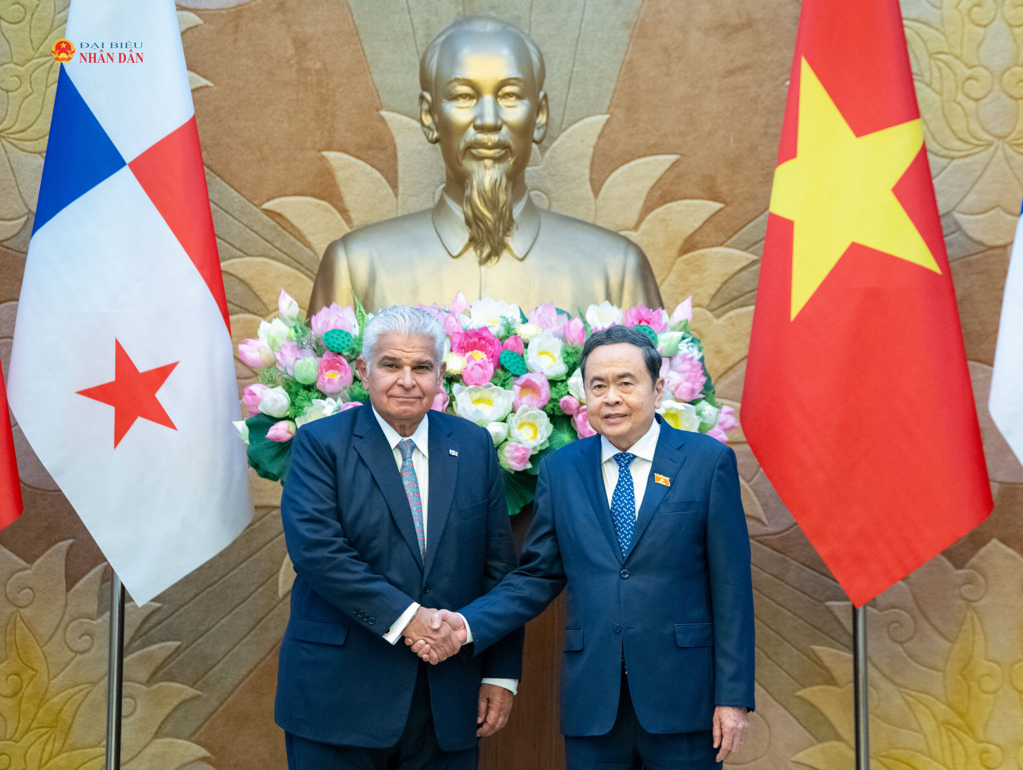 Chủ tịch Quốc hội Trần Thanh Mẫn hội kiến Tổng thống Cộng hòa Panama José Raúl Mulino.2