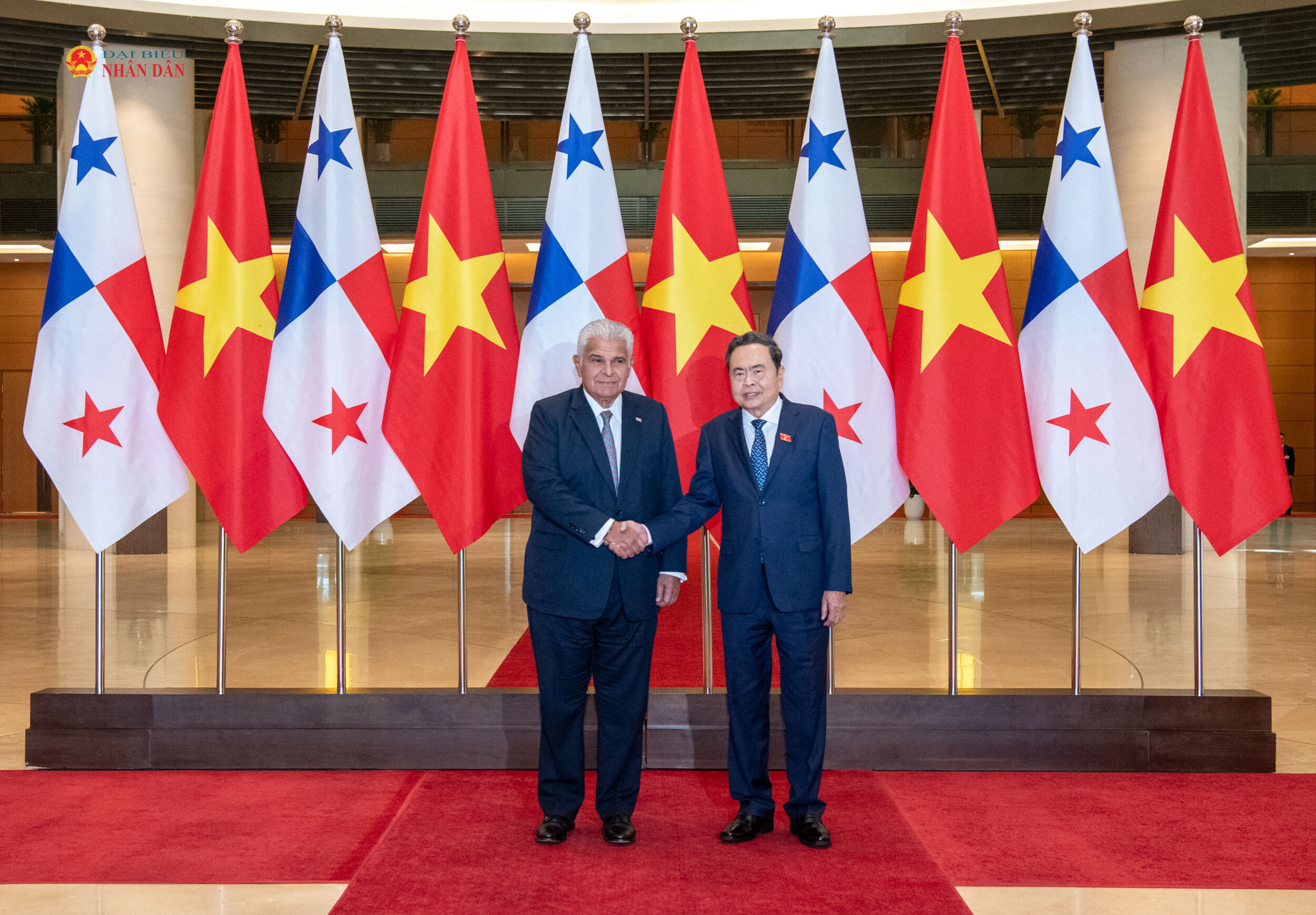 Chủ tịch Quốc hội Trần Thanh Mẫn và Tổng thống Cộng hòa Panama José Raúl Mulino.3