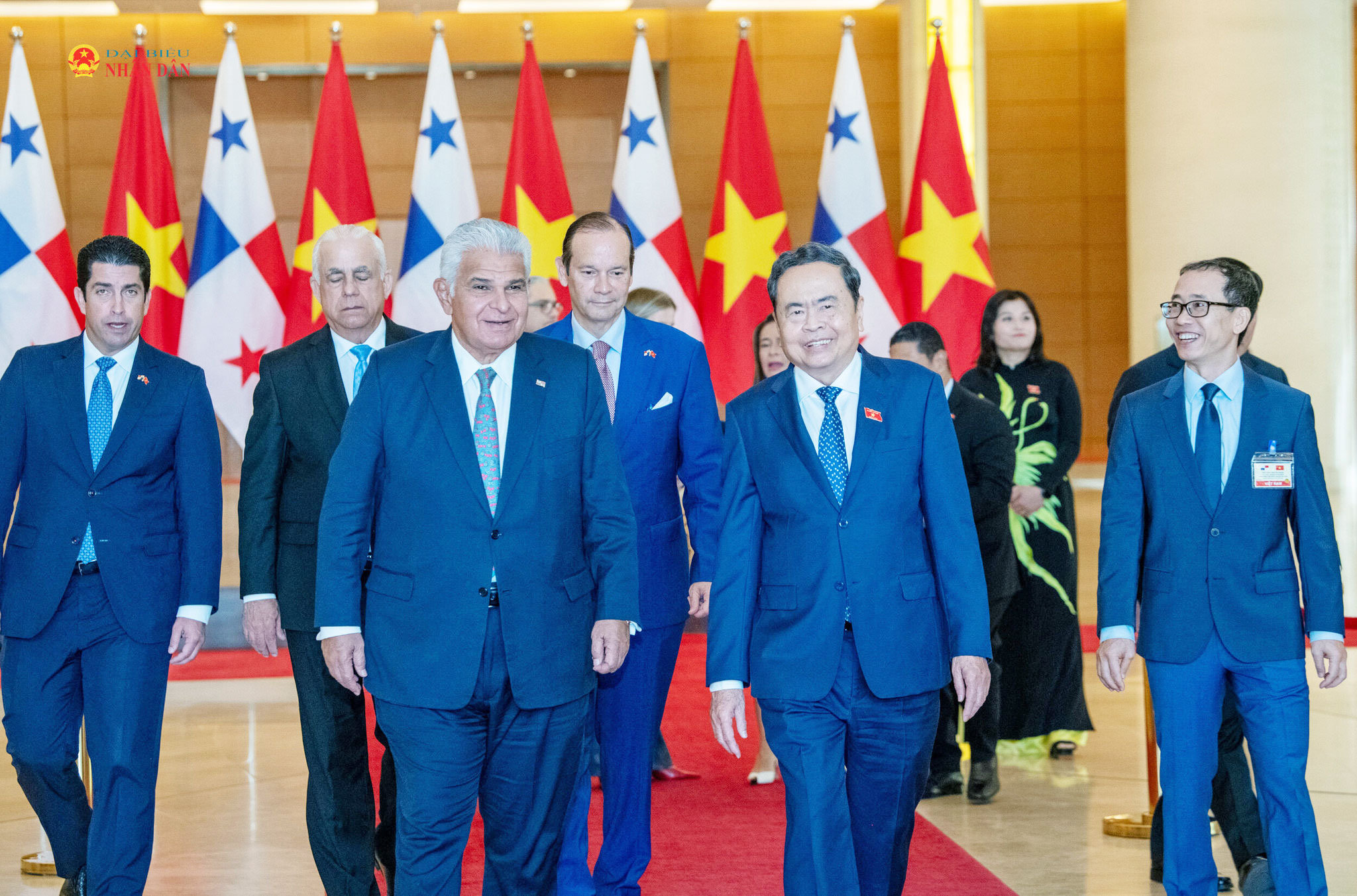Chủ tịch Quốc hội Trần Thanh Mẫn và Tổng thống Cộng hòa Panama José Raúl Mulino
