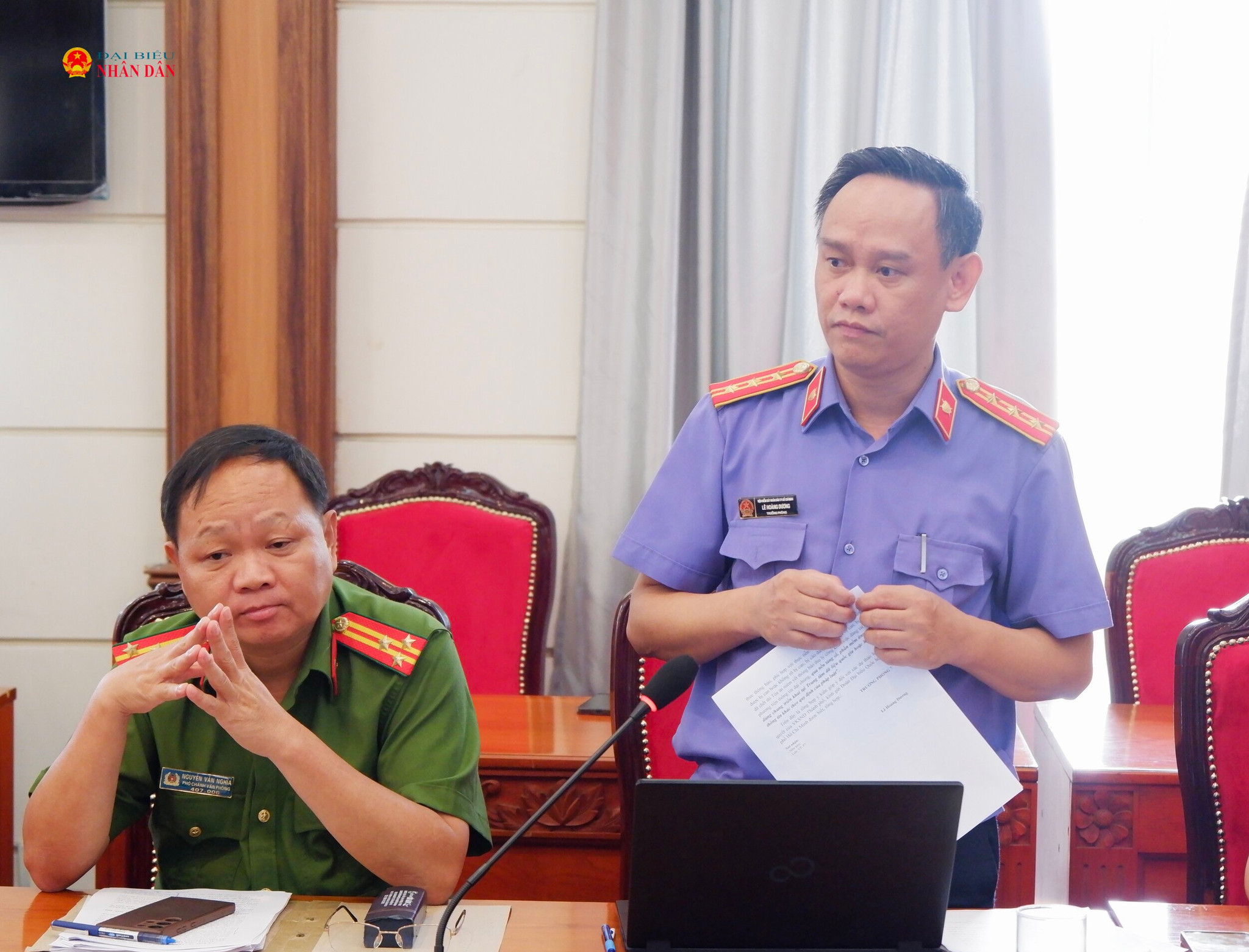 Đại diện Viện kiểm sát nhân dân TP. Hồ Chí Minh Lê Hoàng Dương phát biểu