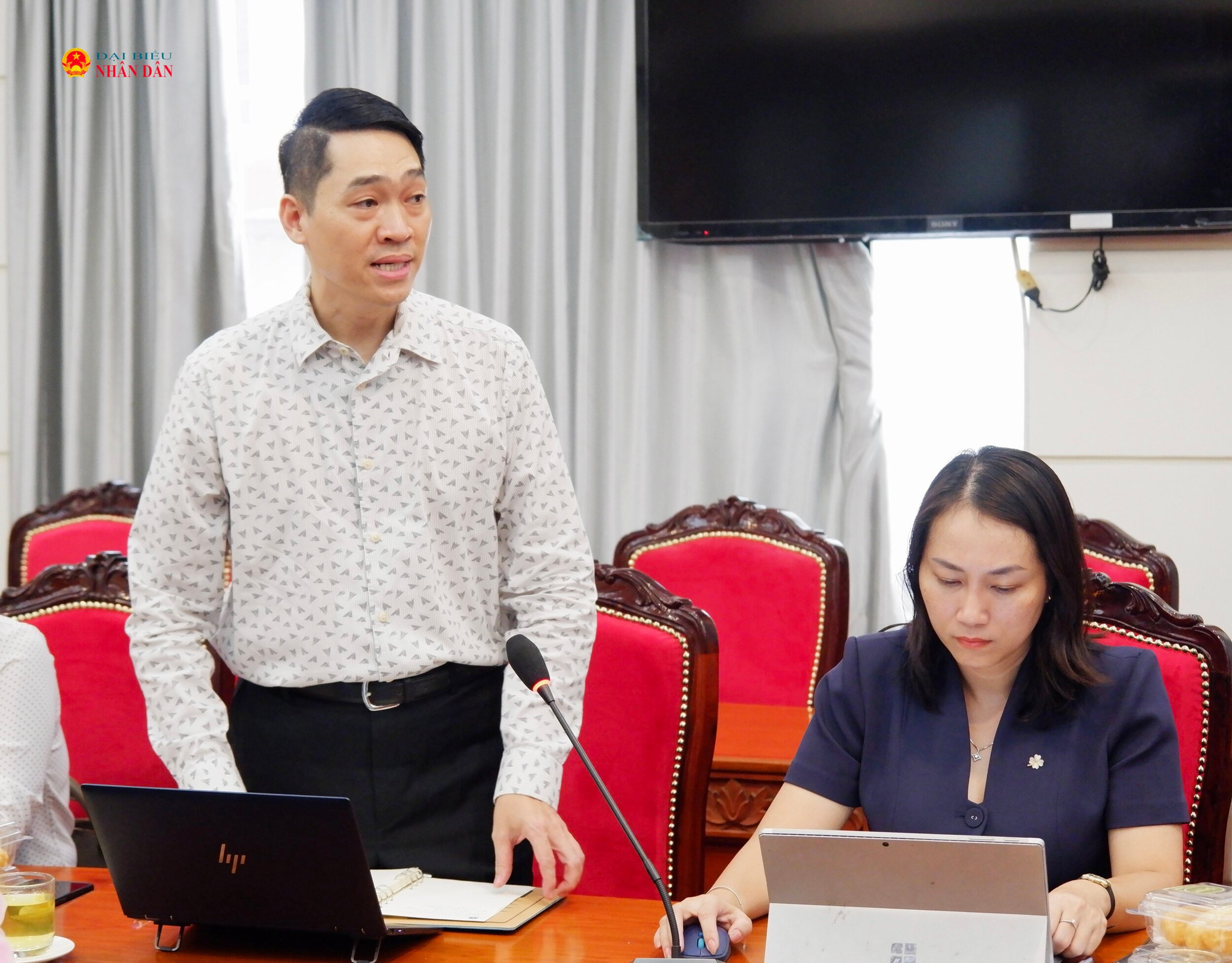Đại diện Trường Đại học Luật TP. Hồ Chí Minh Đặng Tất Dũng phát biểu