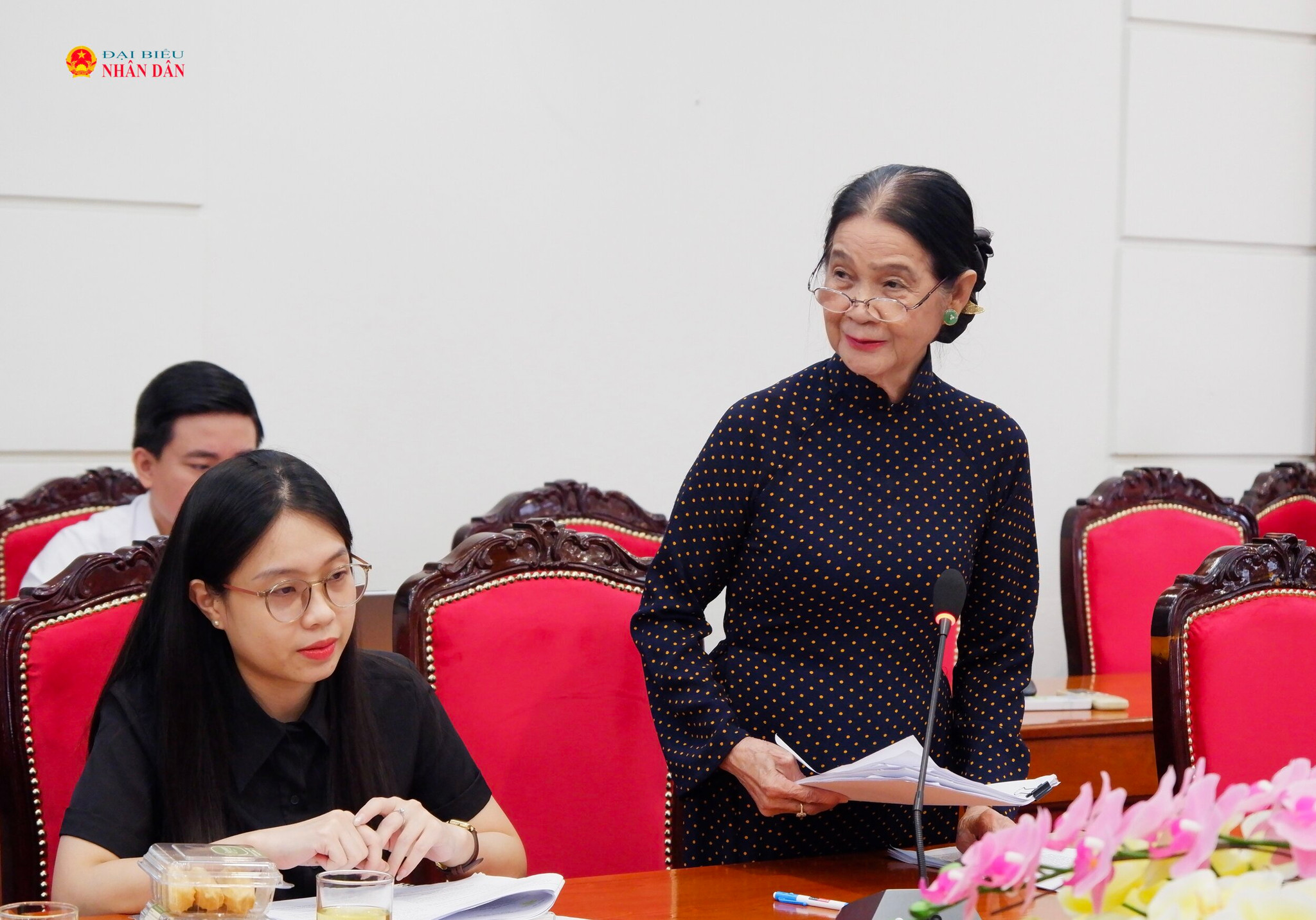 Đại diện Đoàn Luật sư TP. Hồ Chí Minh Trương Thị Hoà phát biểu
