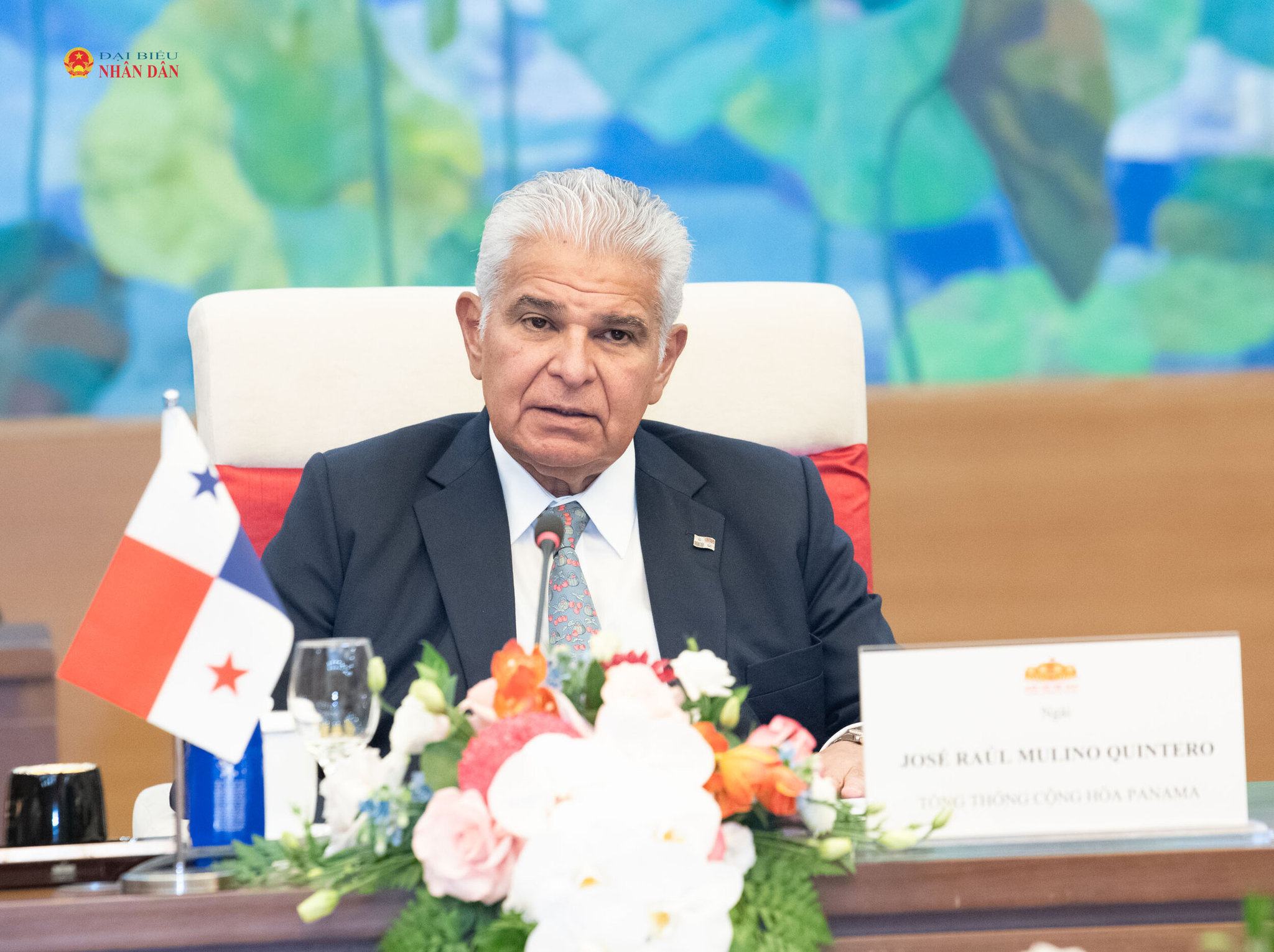 Tổng thống Cộng hòa Panama José Raúl Mulino phát biểu.2