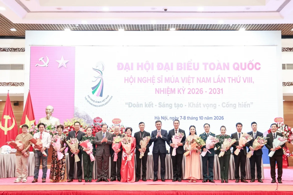 Ban Chấp hành Hội Nghệ sĩ Múa Việt Nam Khóa VIII gồm 15 thành viên ra mắt Đại hội