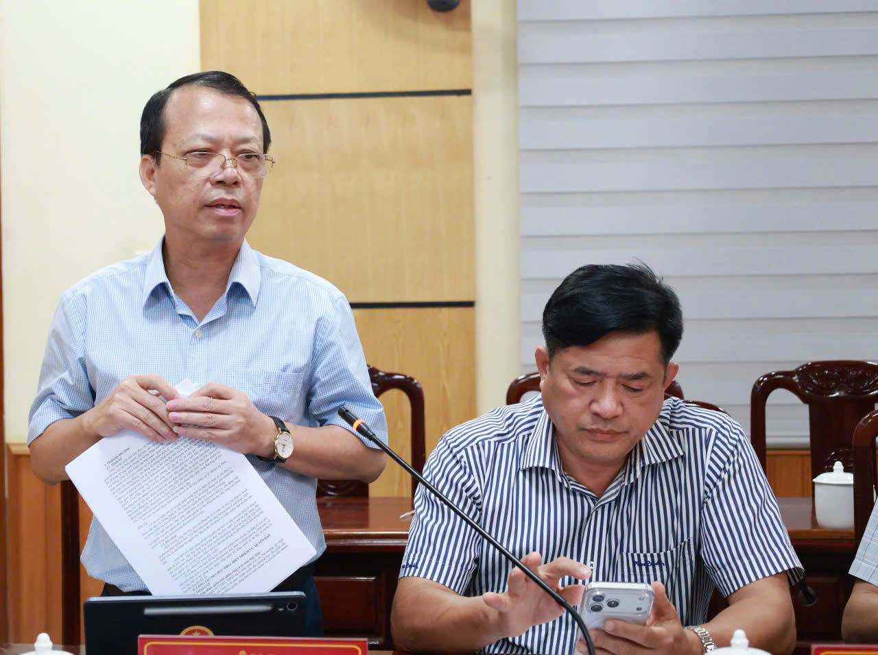 Phó Trưởng ban Kinh tế - Ngân sách HĐND tỉnh Thanh Hóa Đỗ Ngọc Duy phát biểu ý kiến