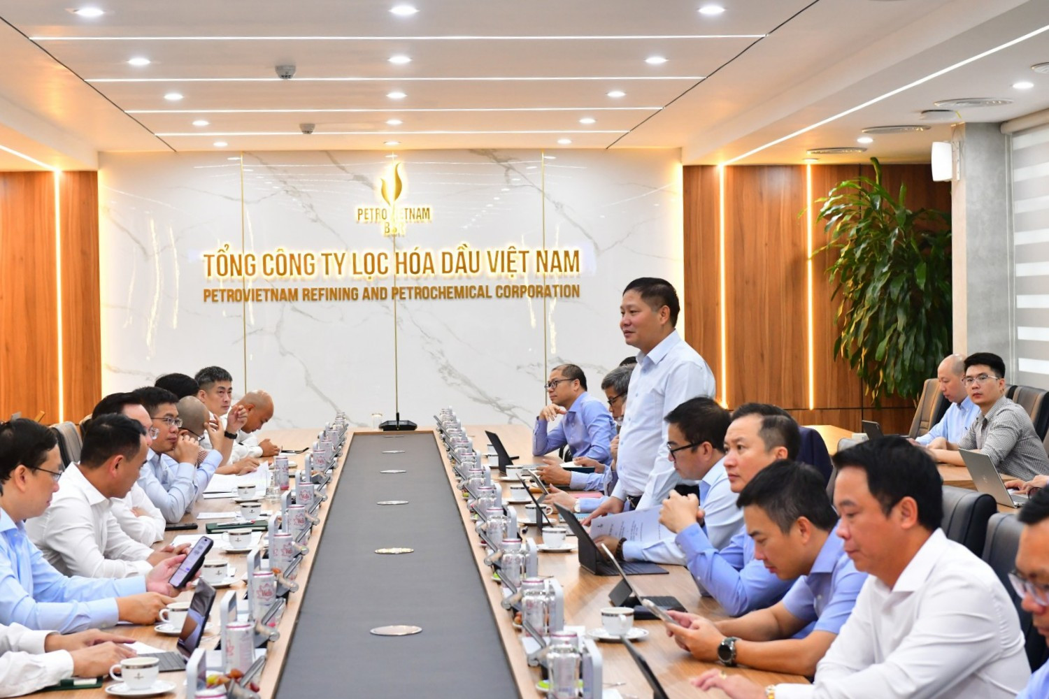 Chủ tịch HĐQT BSR Bùi Ngọc Dương đề nghị BSR và PV GAS tiếp tục mở rộng hợp tác trên cơ sở những kết quả đã đạt được, đồng thời bổ sung các nộ