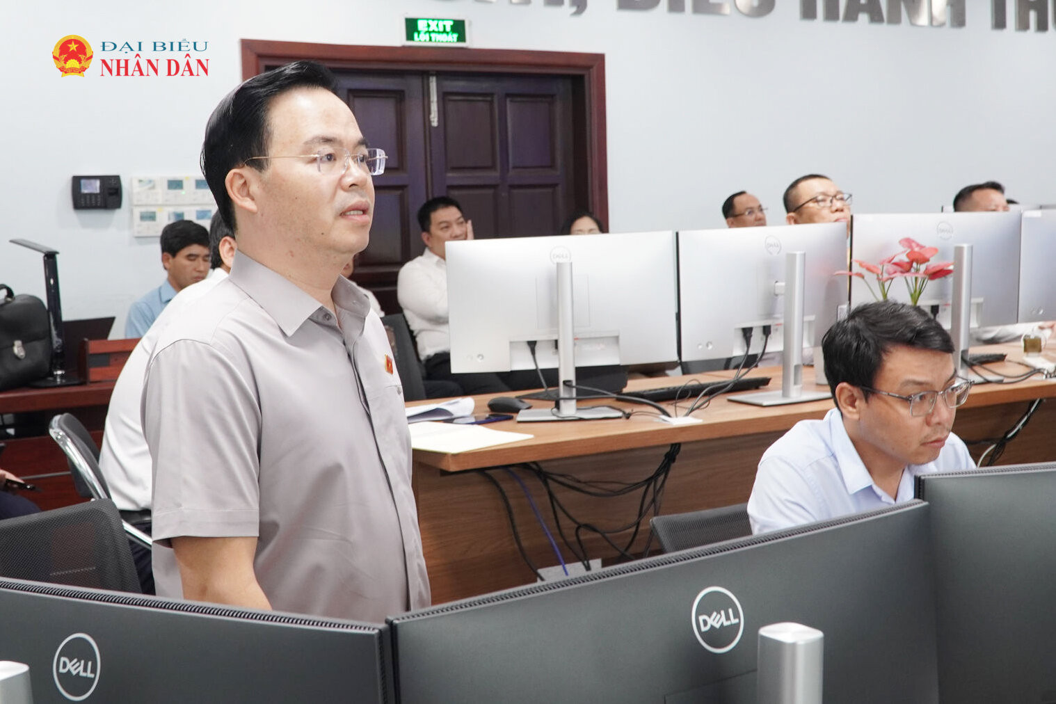 Đoàn giám sát khảo sát thực tế tại Trung tâm Giám sát và điều hành thông minh (Trung tâm IOC Đà Nẵng)