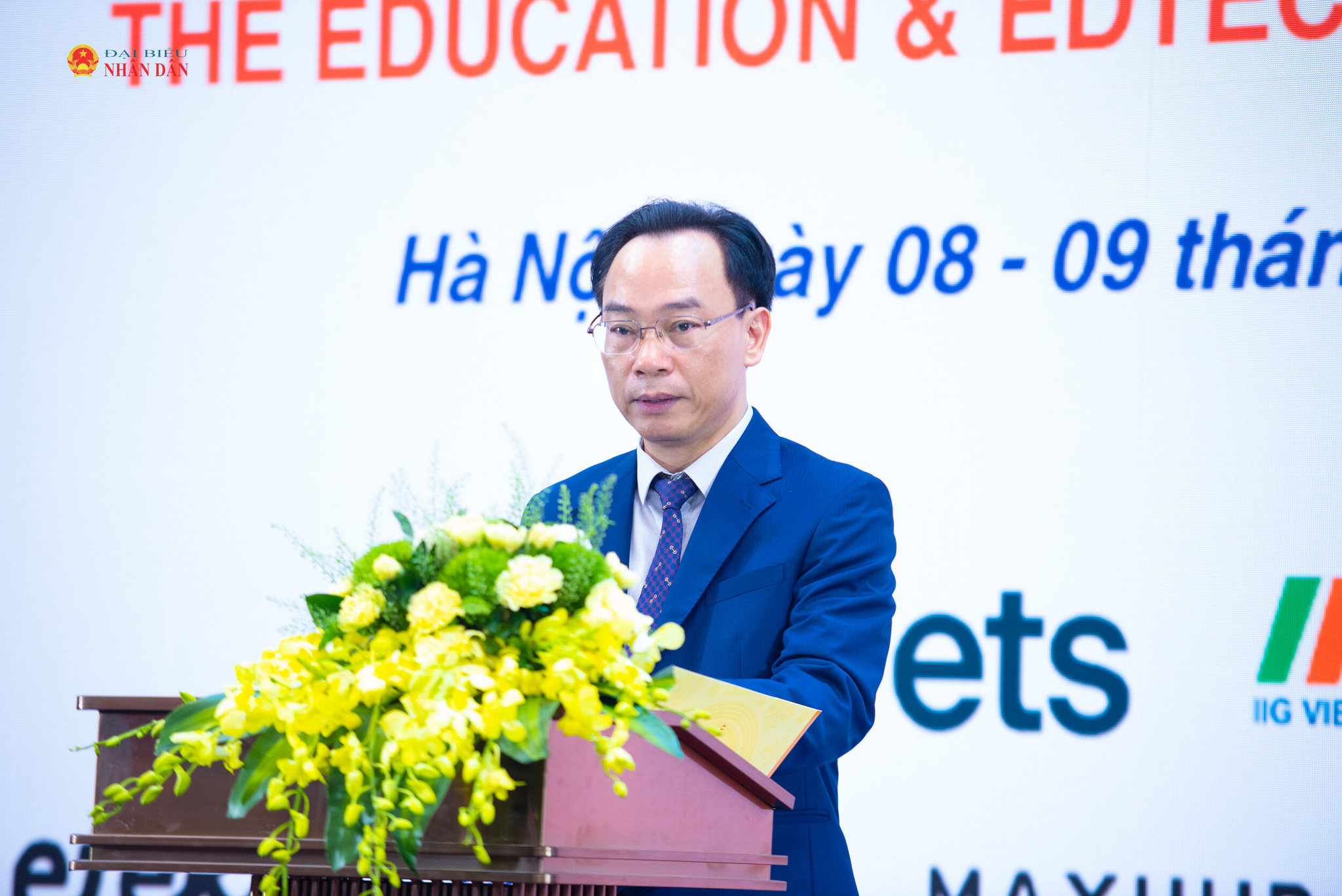 Bộ trưởng Bộ GD-ĐT Hoàng Minh Sơn phát biểu khai mạc Hội nghị quốc tế về hợp tác giáo dục trong kỷ nguyên số năm 2026