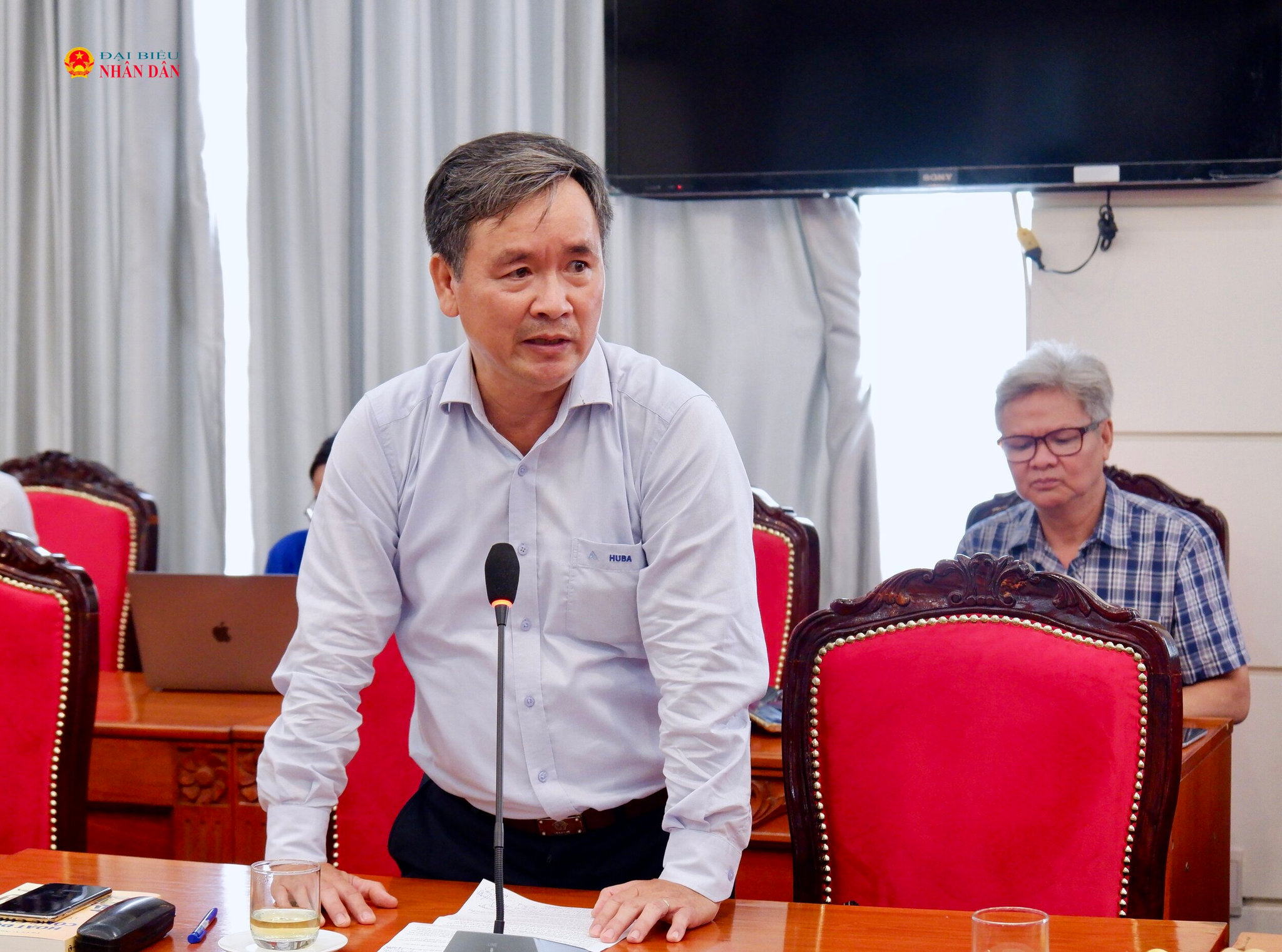 Phó Giám đốc Trung tâm Hỗ trợ Pháp lý Doanh nghiệp nhỏ và vừa TP. Hồ Chí Minh Nguyễn Đức Nghĩa phát biểu. Ảnh: Hoa Lê