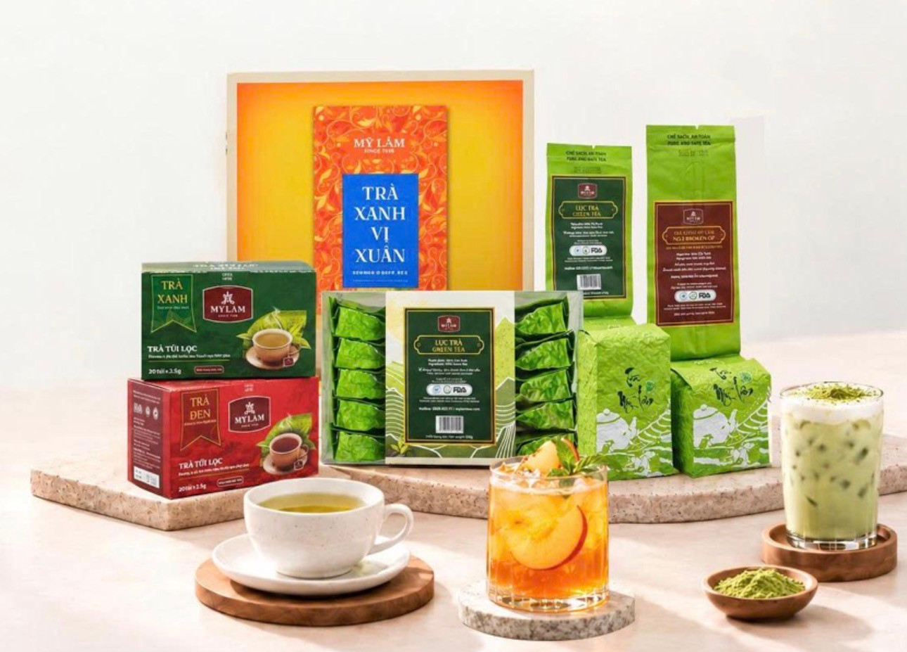 Những sản phẩm chất lượng, đa dạng của thương hiệu Trà Mỹ Lâm