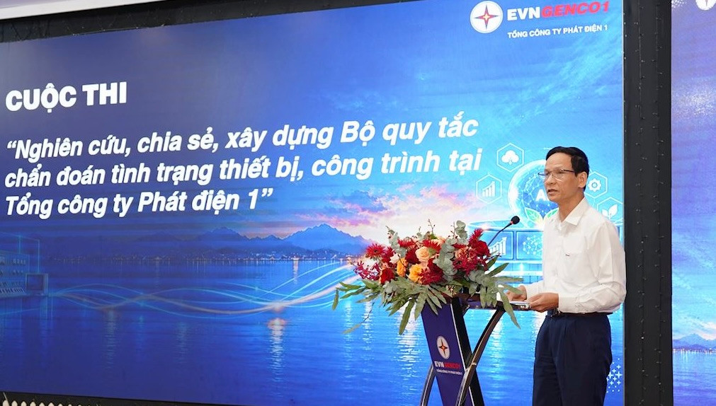 Chủ tịch Công đoàn EVNGENCO1 Trần Doãn Thành phát động cuộc thi xây dựng Bộ quy tắc chẩn đoán tình trạng thiết bị, công trình