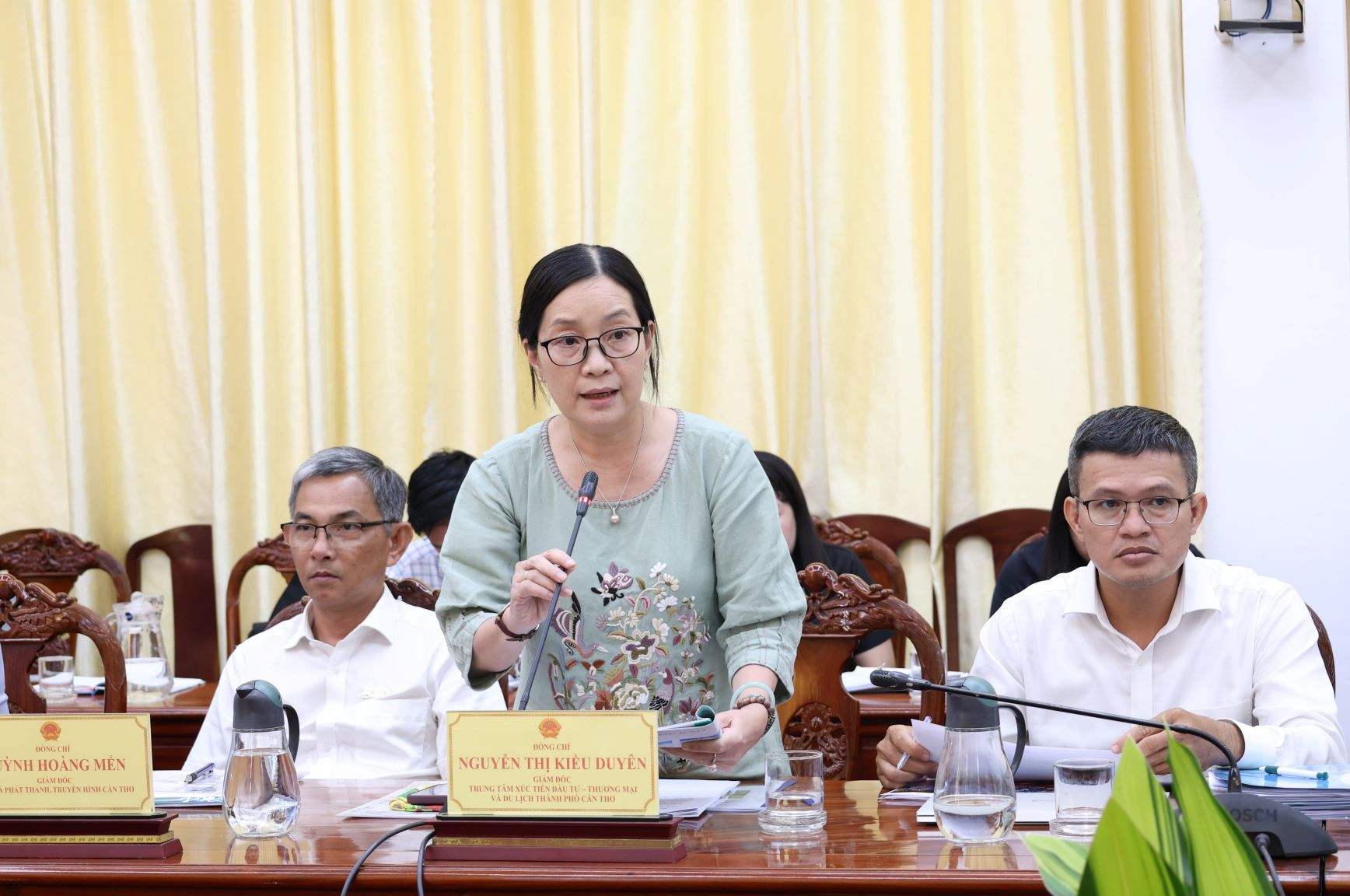 Các đại biểu góp ý cho công tác chuẩn bị tổ chức Festival Lúa gạo 2026