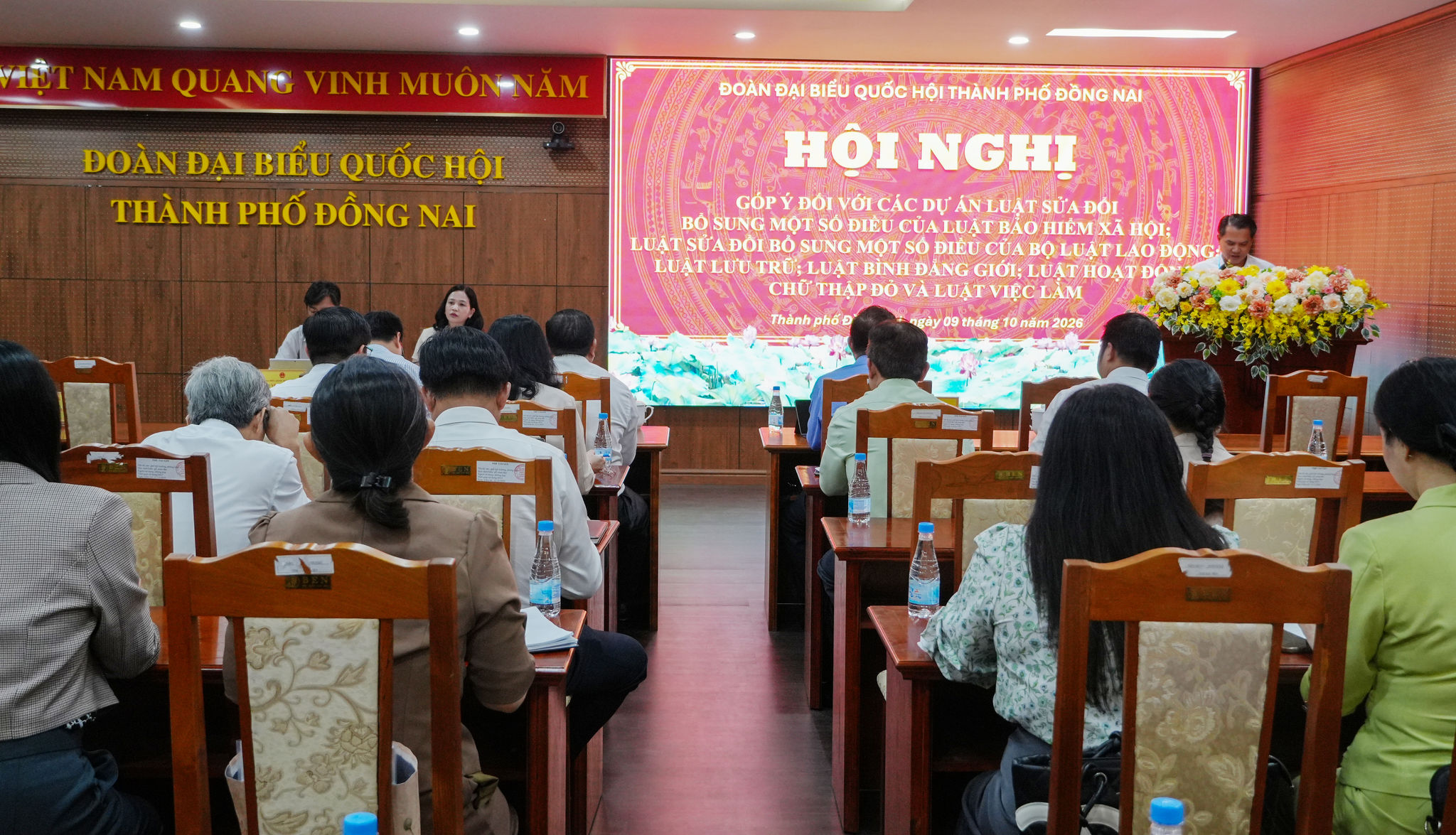 Đoàn ĐBQH TP. Đồng Nai tổ chức Hội nghị góp ý dự thảo các luật