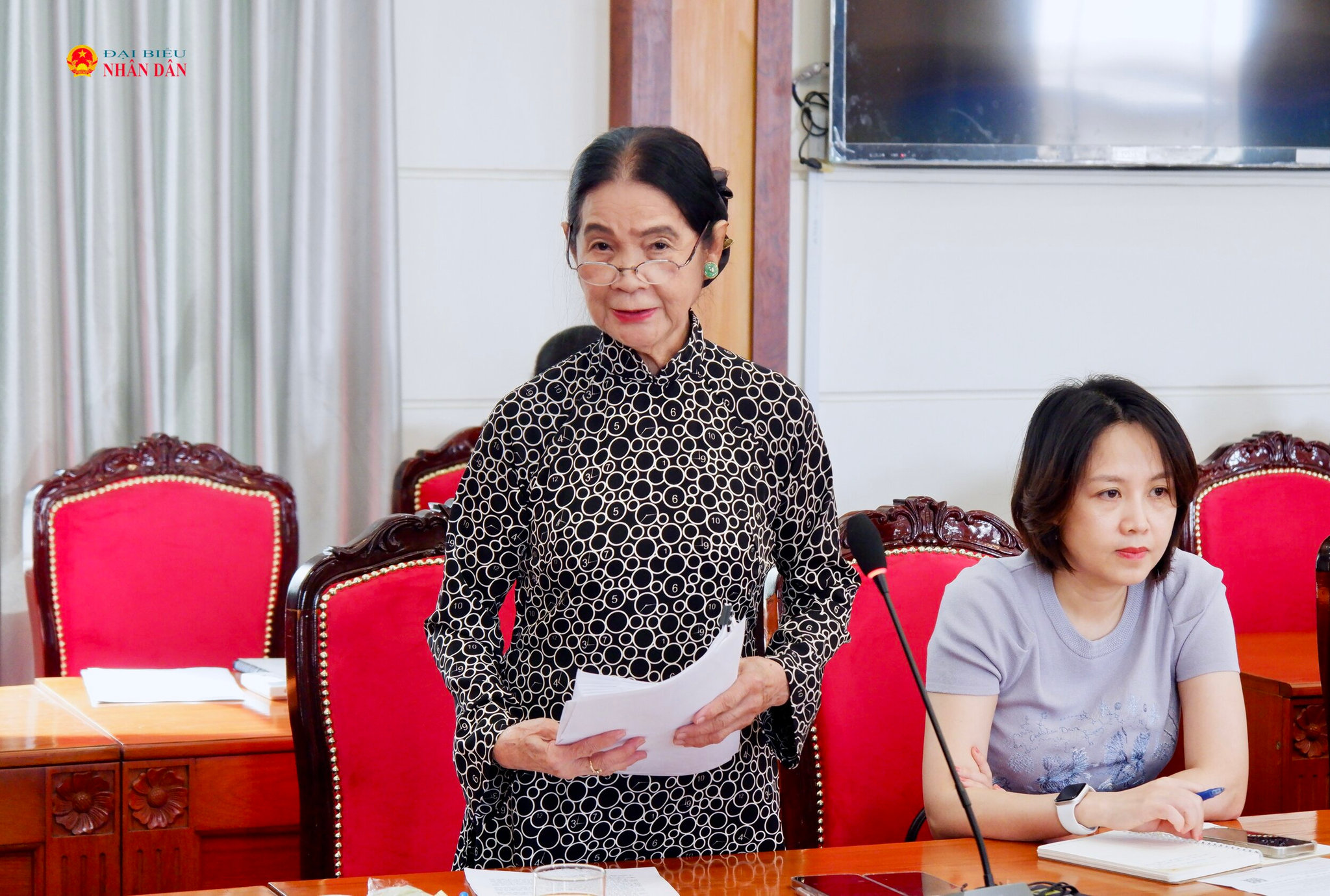Đại diện Đoàn Luật sư TP. Hồ Chí Minh Trương Thị Hoà phát biểu