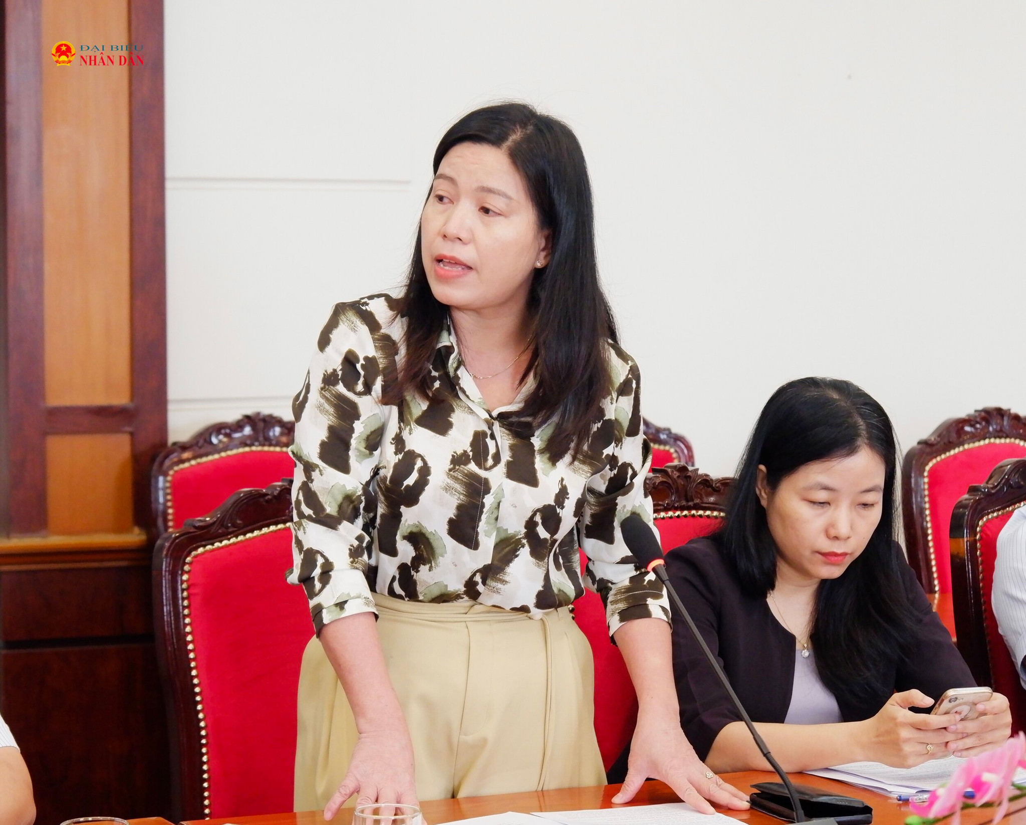 Đại diện Sở Văn hóa và Thể thao TP. Hồ Chí Minh Võ Thị Phương phát biểu