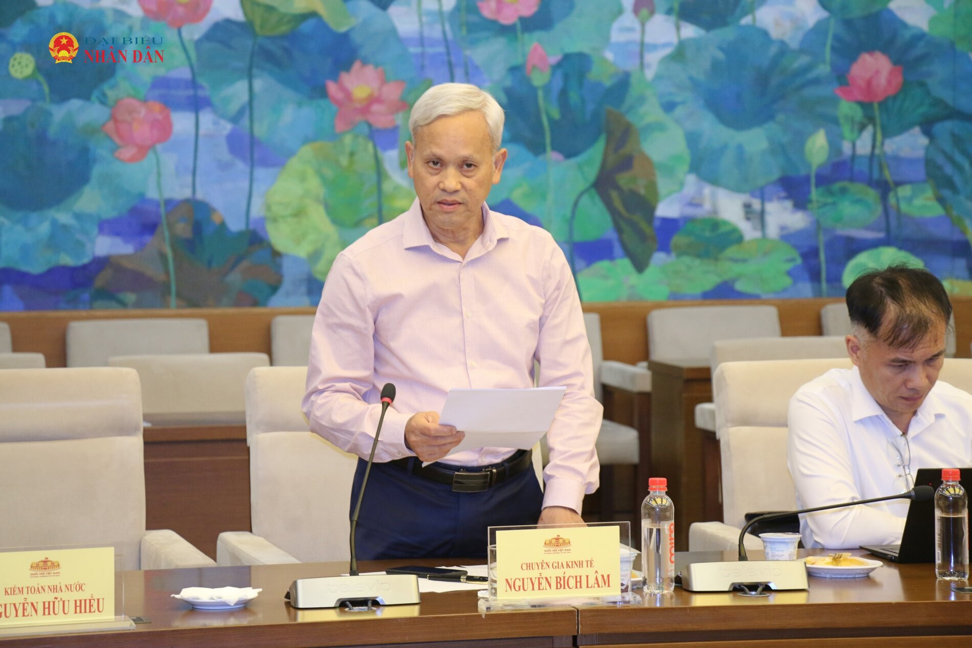 Nguyễn Tổng cục trưởng Tổng cục Thống kê Nguyễn Bích Lâm phát biểu. Ảnh: Đắc Trường