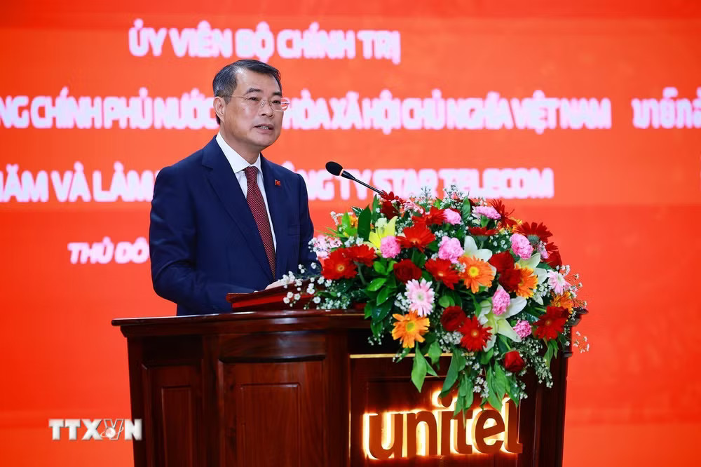 Thủ tướng Lê Minh Hưng phát biểu