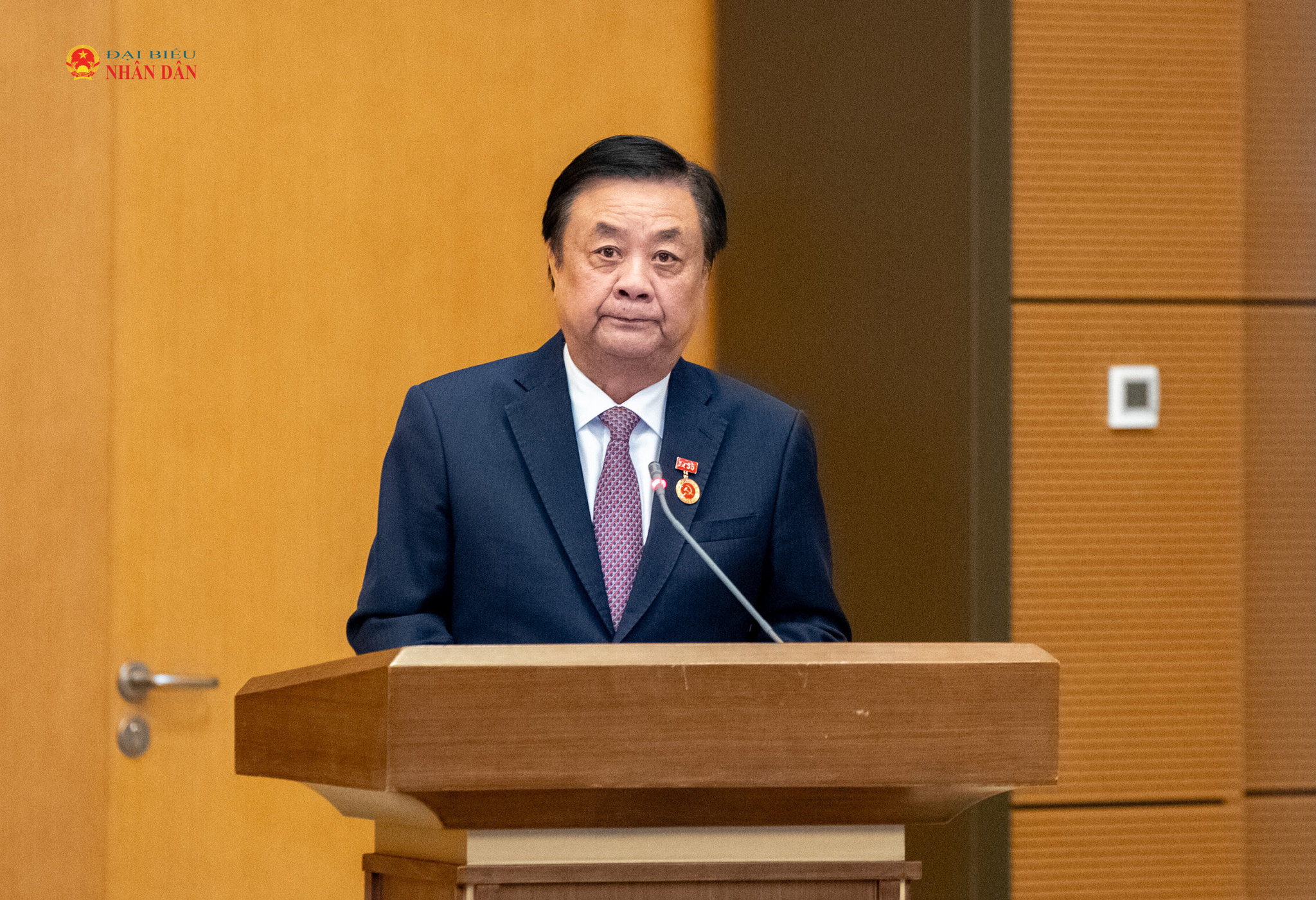 Nguyên Phó chủ tịch QH Lê Minh Hoan phát biểu