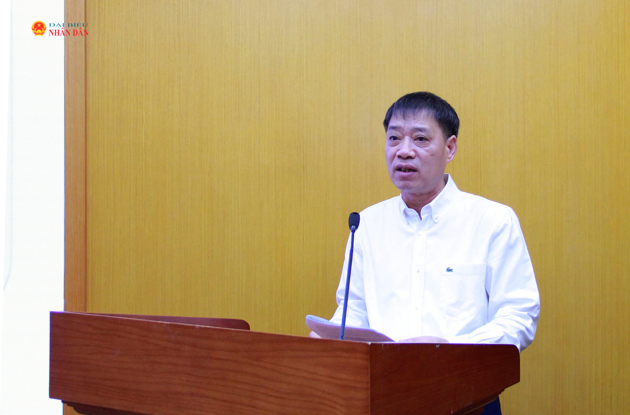 Phó Cục trưởng Cục Khí tượng Thuỷ văn Hoàng Đức Cường