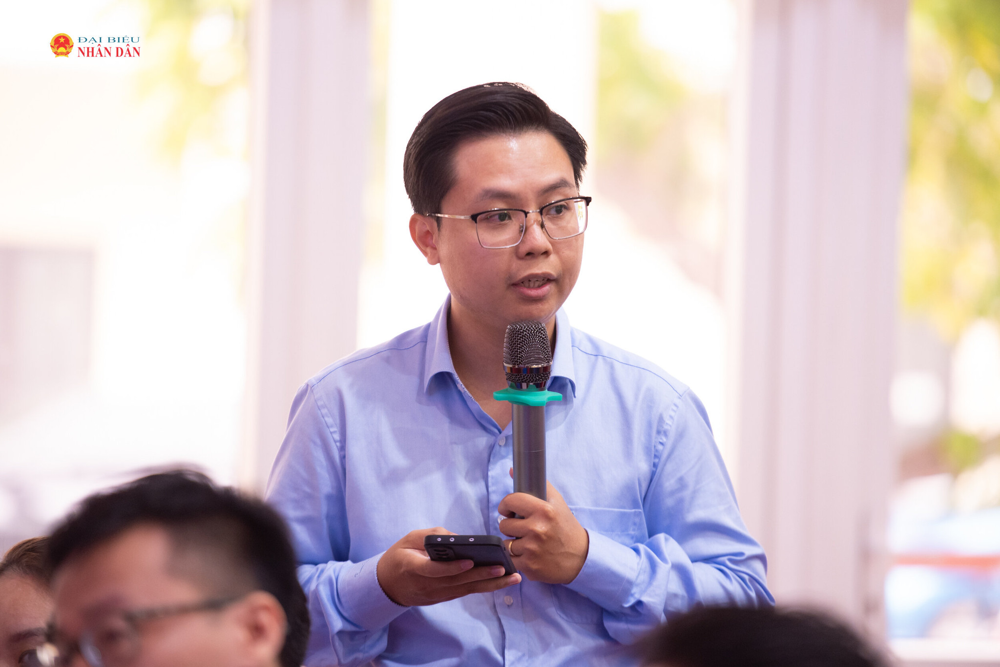 TS. Trần Bảo Huy, giảng viên Bộ môn Logistics và Chuỗi cung ứng toàn cầu, Trường Đại học Kinh tế, Đại học Quốc gia Hà Nội phát biểu