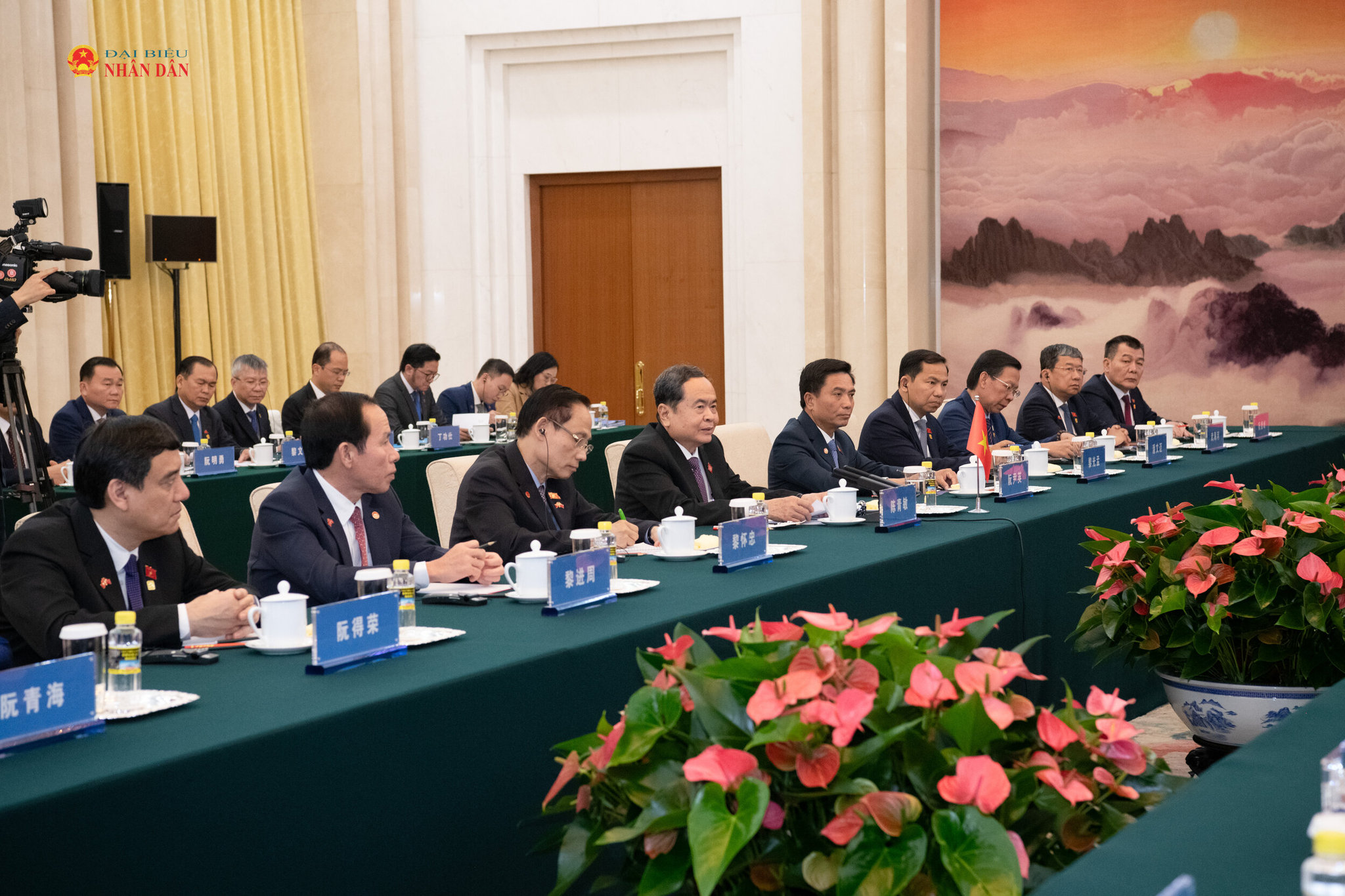 Chủ tịch Quốc hội Trần Thanh Mẫn phát biểu.
