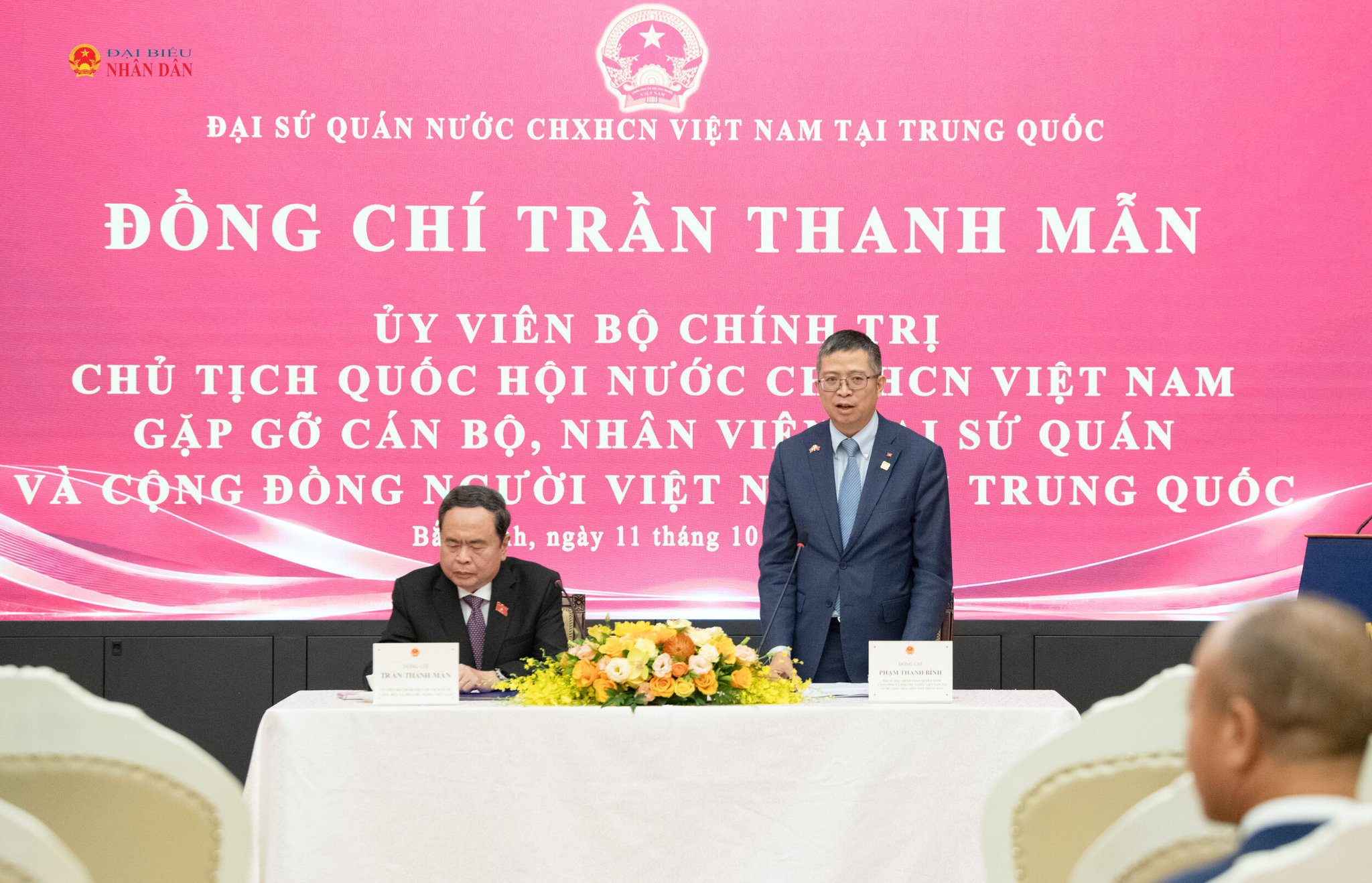 Đại sứ Phạm Thanh Bình phát biểu