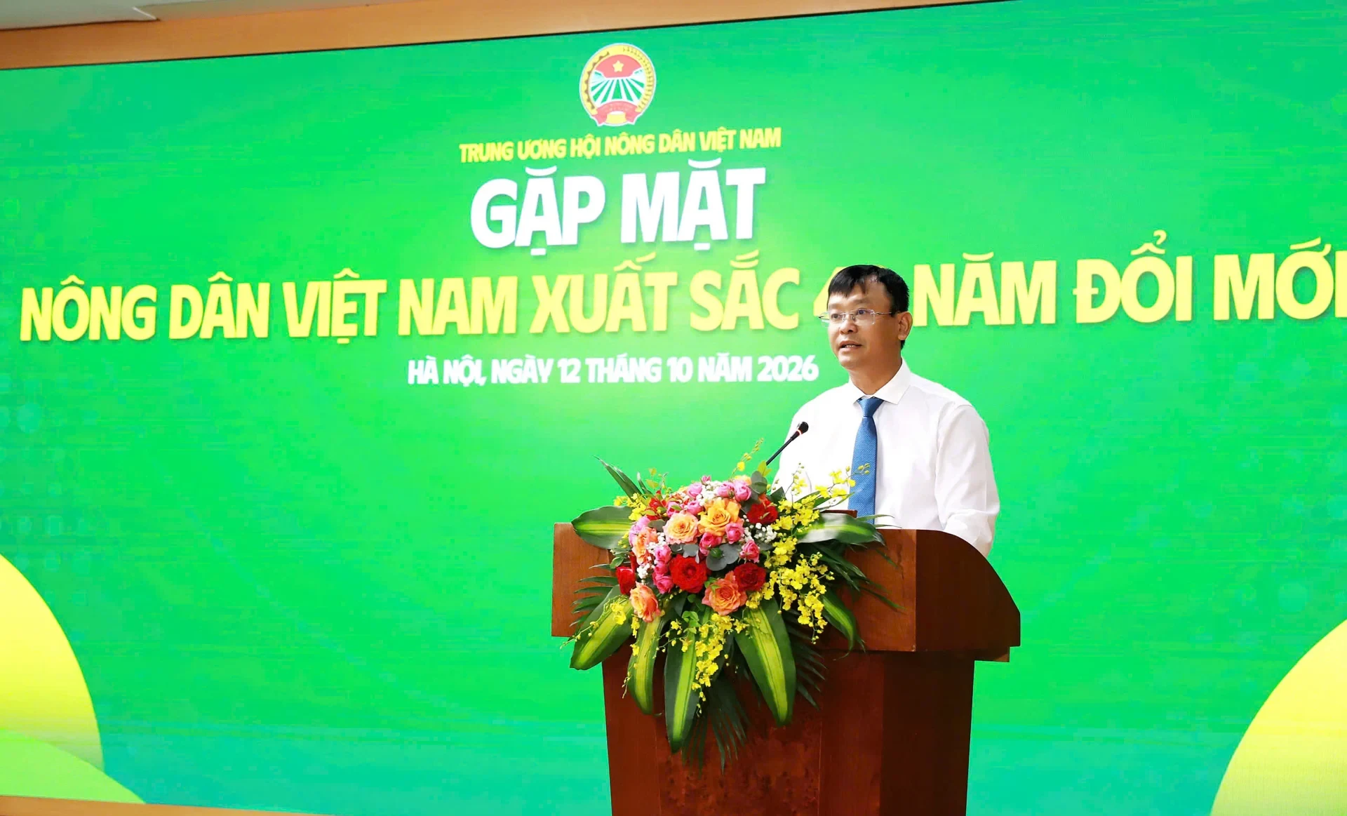 Nhà báo Nguyễn Văn Hoài, Tổng Biên tập Báo Nông thôn Ngày nay/Dân Việt phát biểu