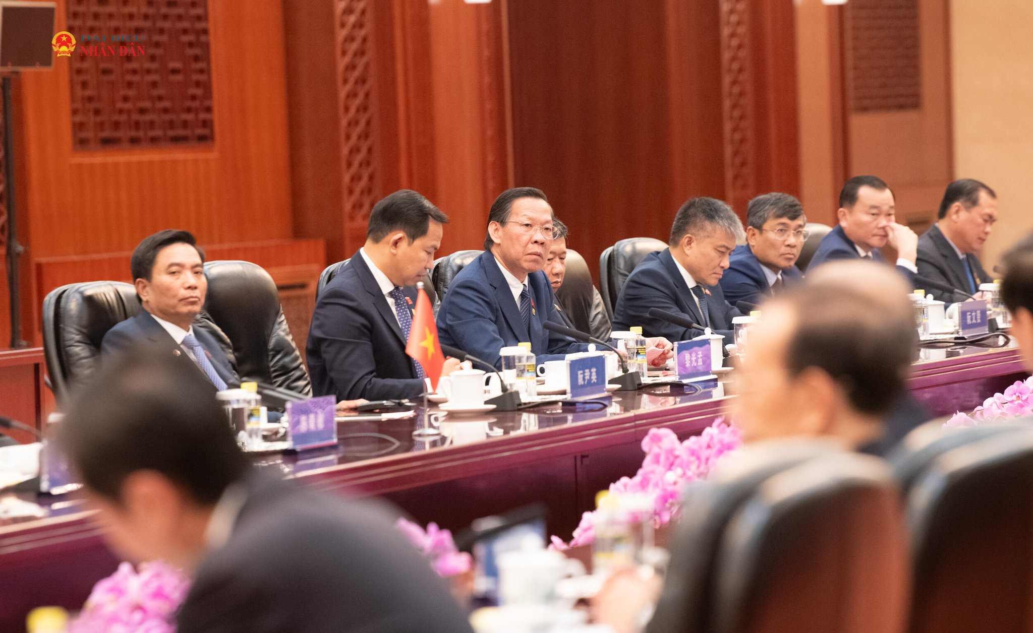 Các đại biểu Việt Nam tham dự Phiên họp lần thứ 2 Ủy ban hợp tác giữa Quốc hội Việt Nam và Nhân đại toàn quốc Trung Quốc