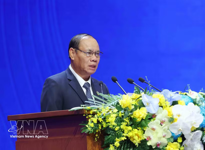 Vilay Lakhamfong, Politburo Member and Standing Member of the Secretariat of the Lao People’s Revolutionary Party Central Committee (Photo: VNA)