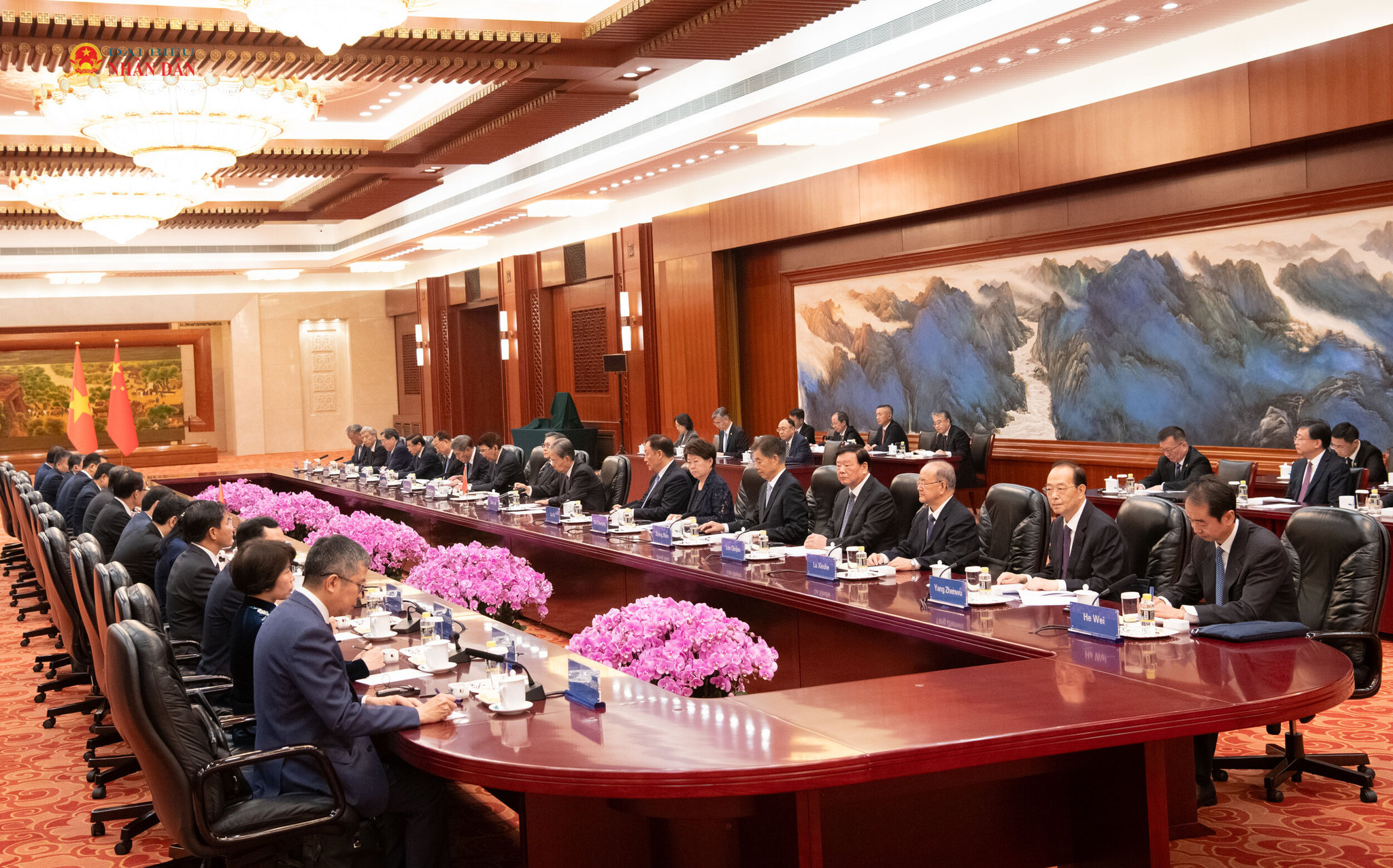Quang cảnh cuộc hội đàm.1