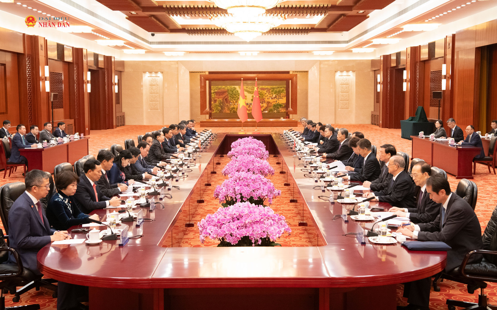 Quang cảnh cuộc hội đàm