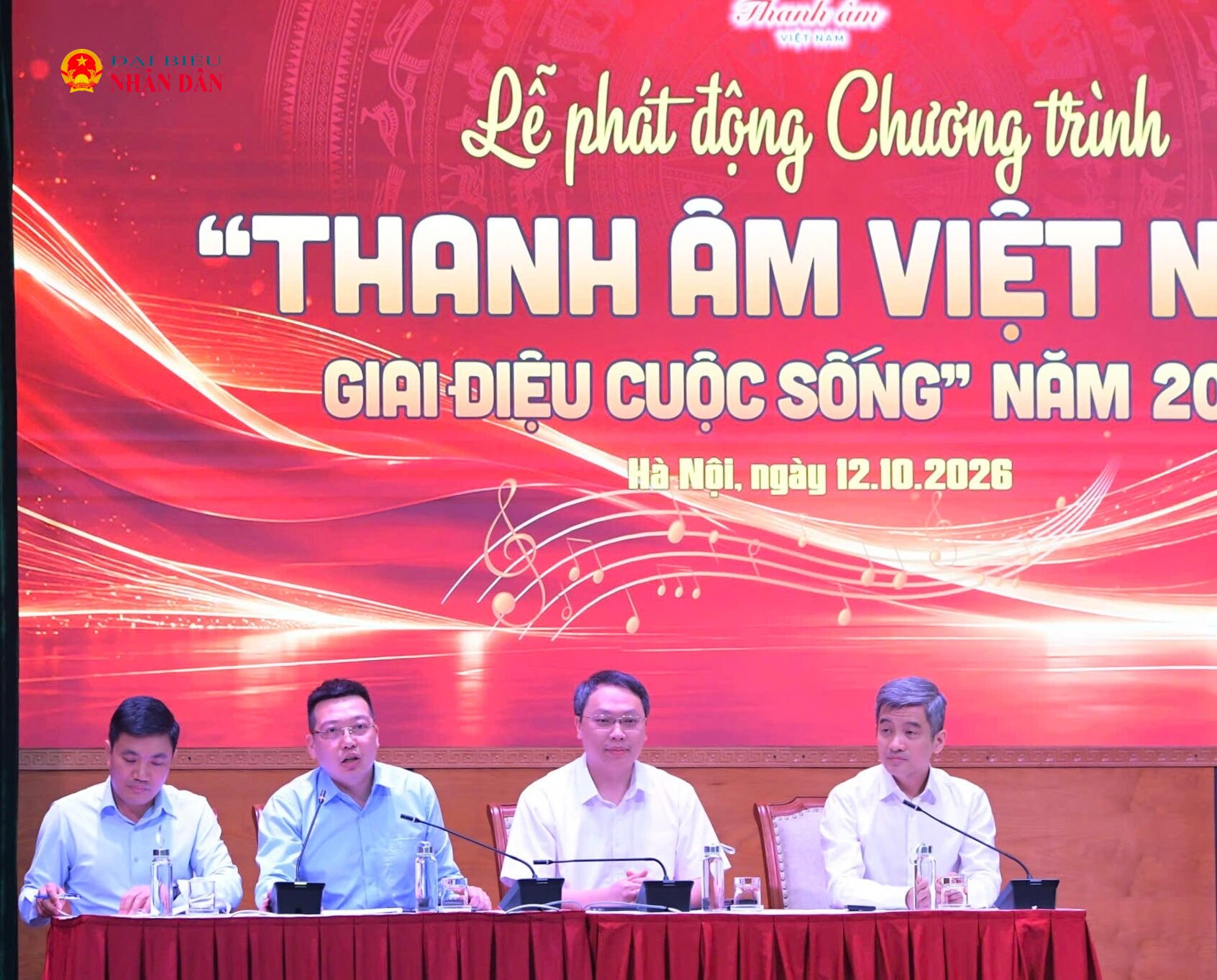 Ban tổ chức thông tin tới báo chí tại Lễ phát động
